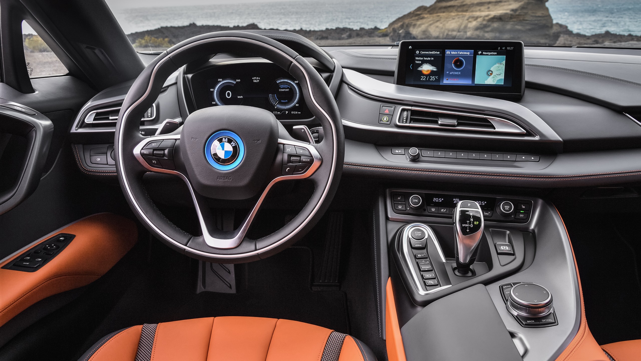 2018 BMW i8 Roadster 4K Interior Wallpaper | HD Car Wallpapers | ID #9190