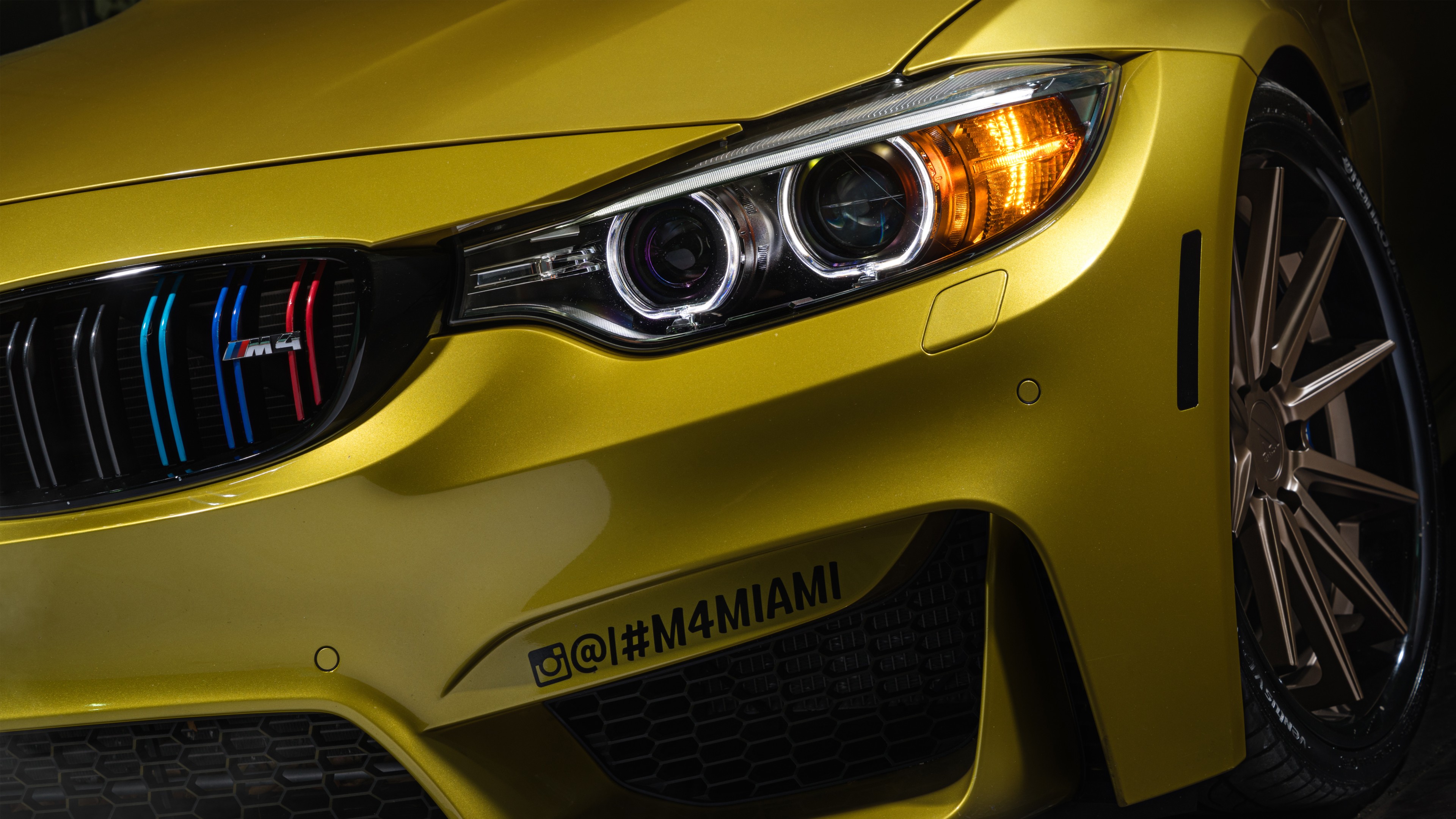 Austin Yellow BMW M4 4K Wallpaper | HD Car Wallpapers | ID ...