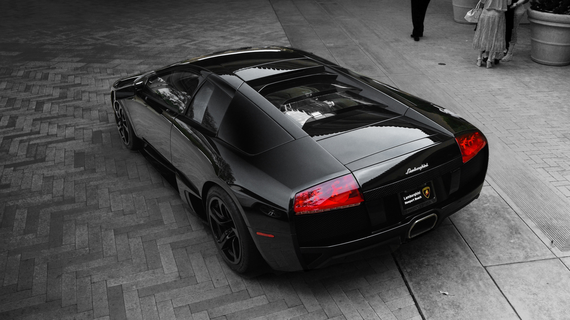 Black Lamborghini Murcielago LP640 Wallpaper | HD Car Wallpapers