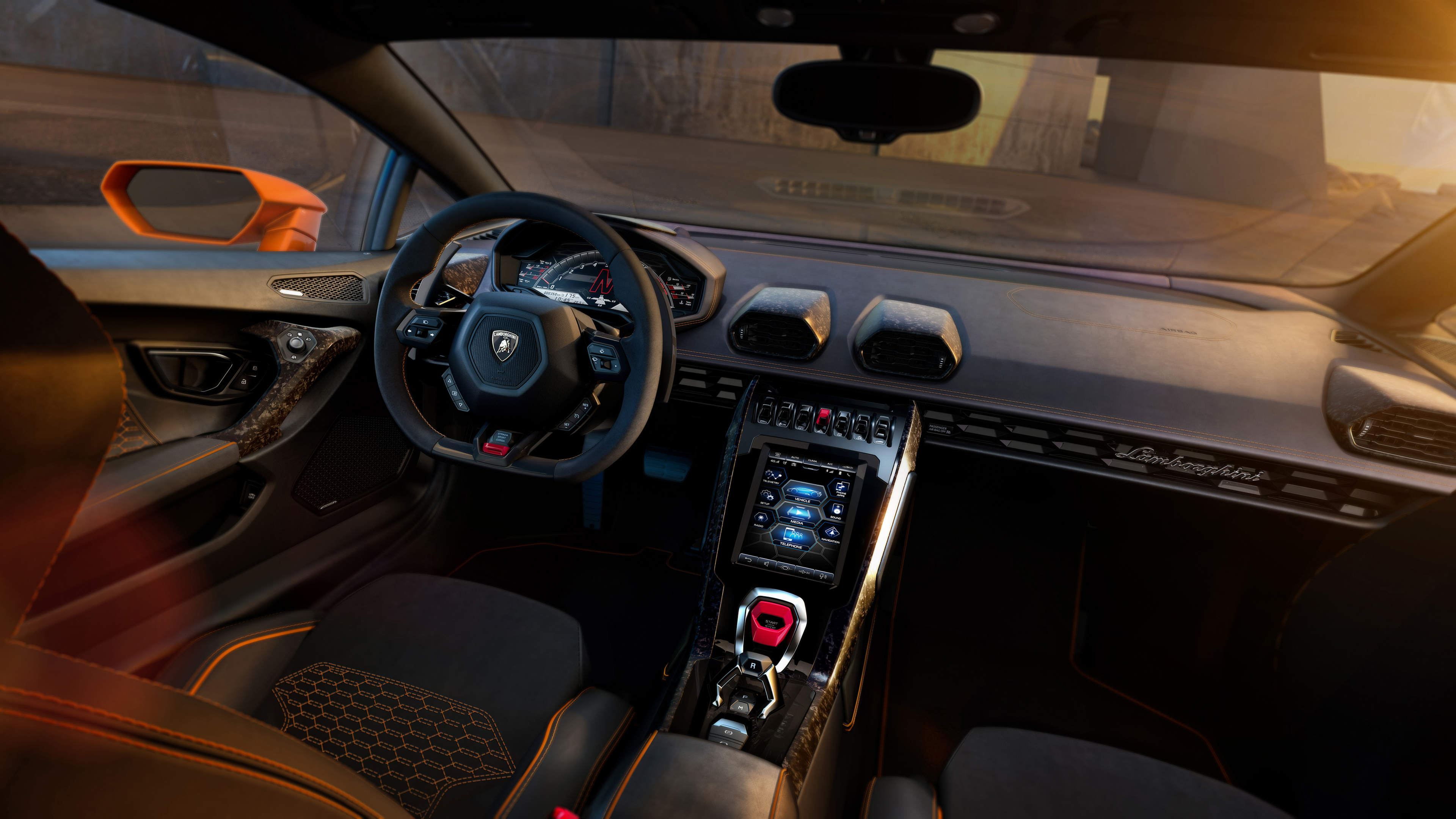 Lamborghini Huracan EVO 2019 4K Interior Wallpaper | HD ...