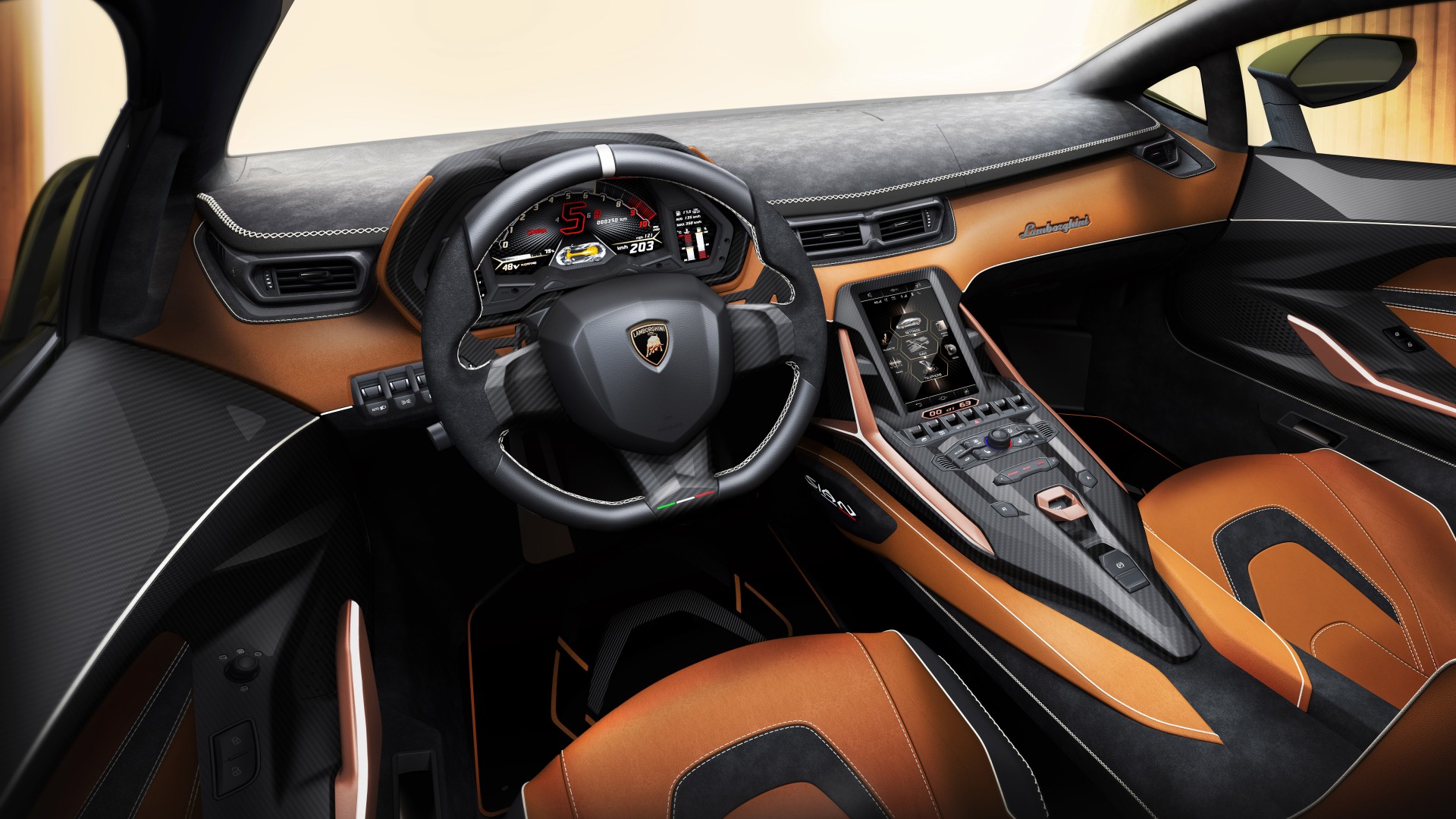 Lamborghini Sian 2019 5K Interior Wallpaper | HD Car ...