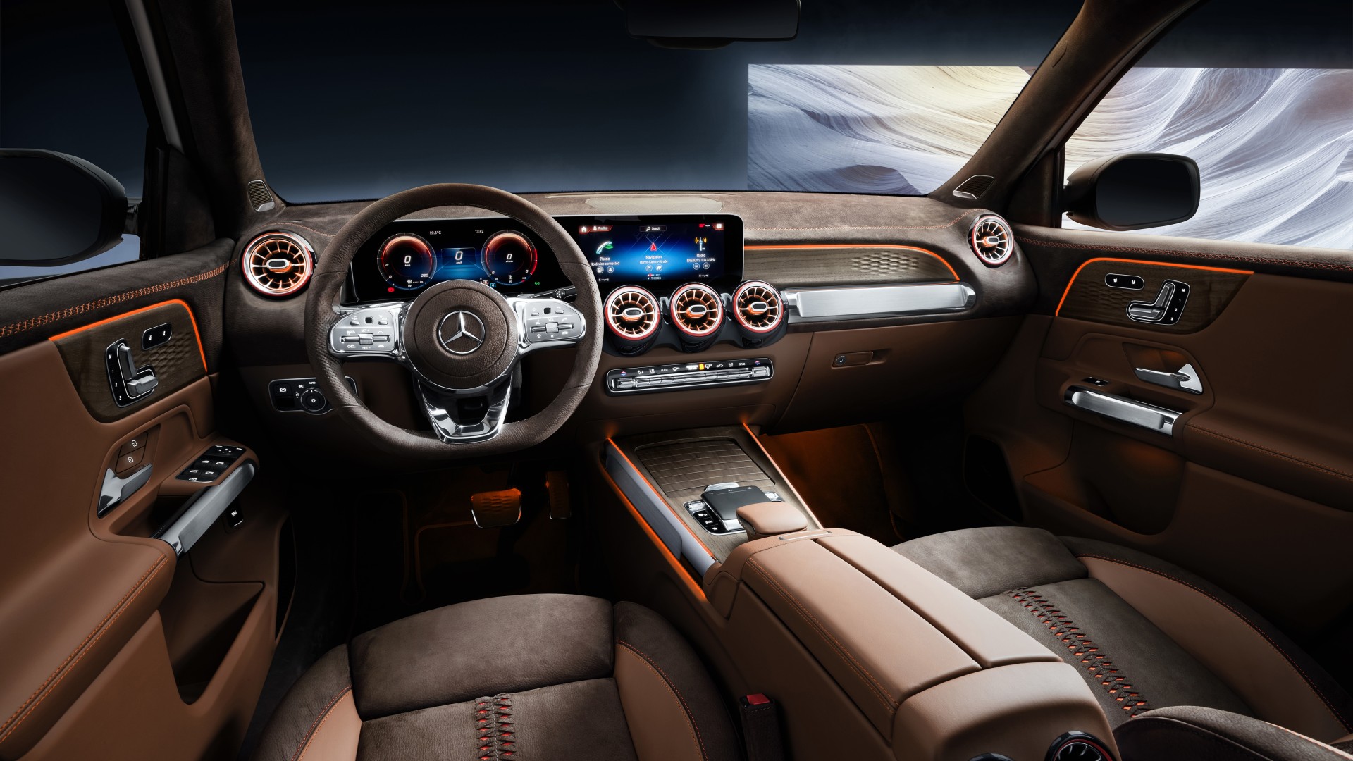 Mercedes-Benz Concept GLB 2019 5K Interior Wallpaper | HD Car