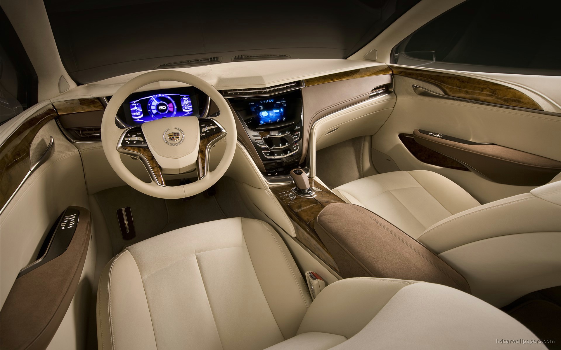 2010 Cadillac Xts Platinum Concept Interior Wallpaper Hd