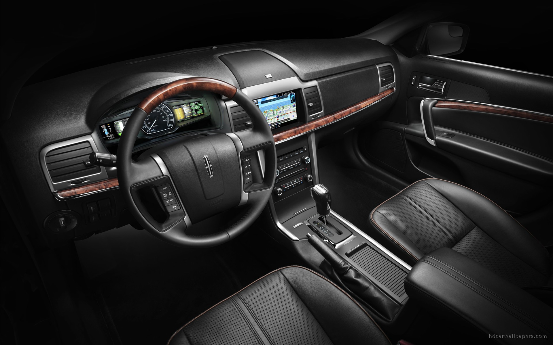 2011 Lincoln Mkz Hybrid Interior Wallpaper Hd Car