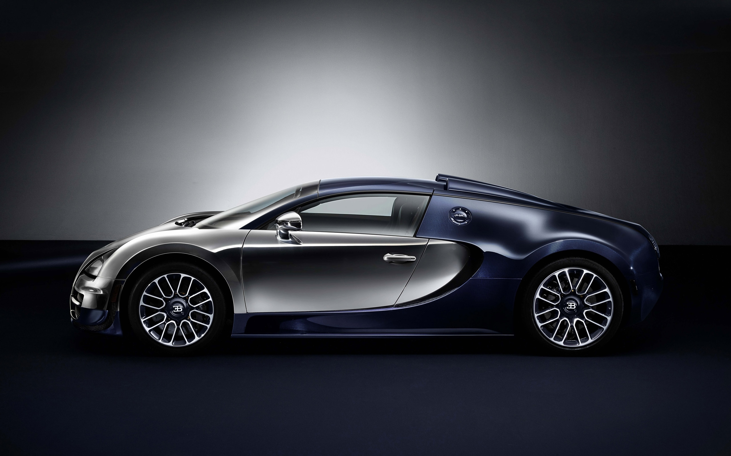 bugatti car stunt