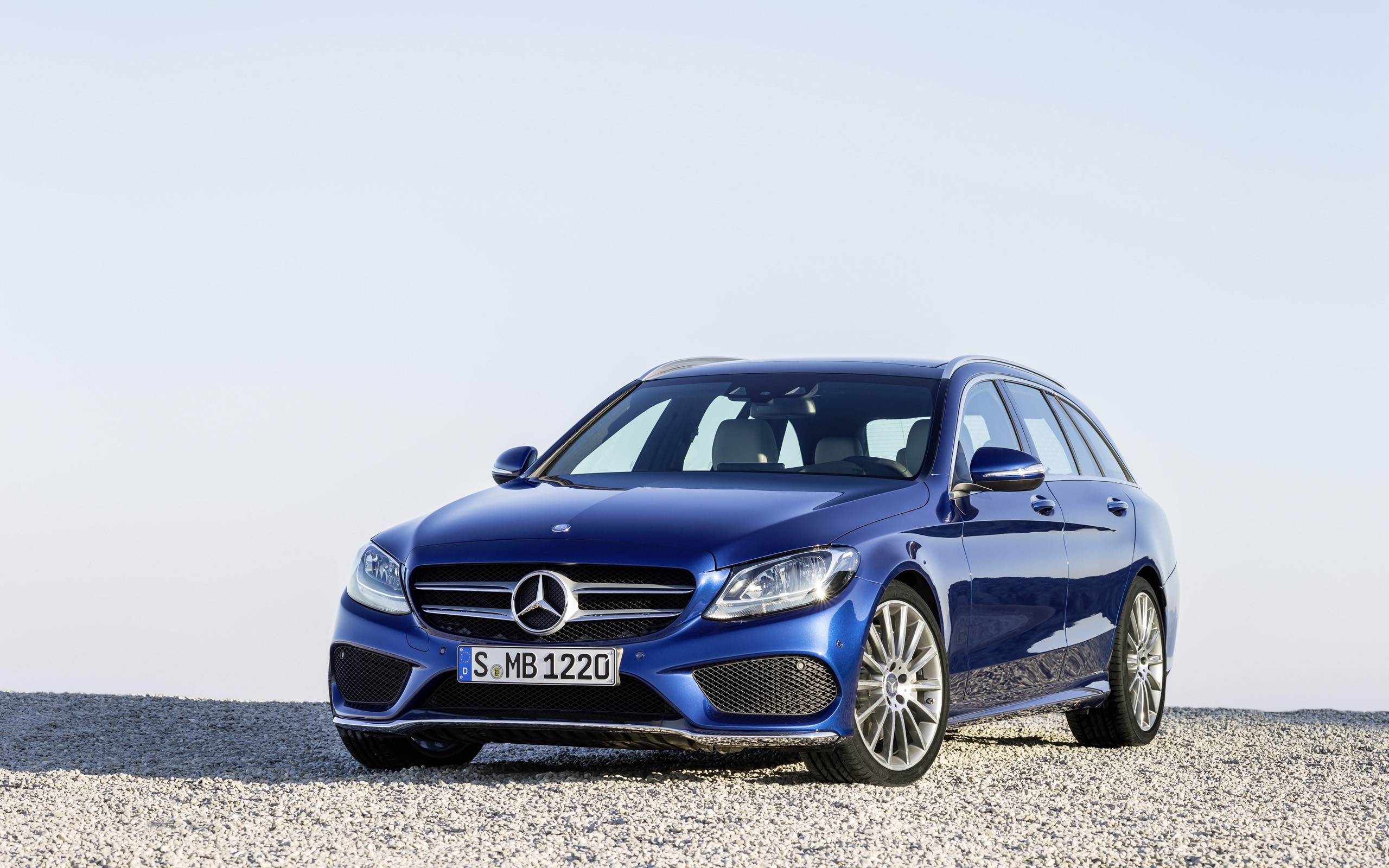 2015 Mercedes Benz C Class Estate Blue Wallpaper | HD Car Wallpapers ...
