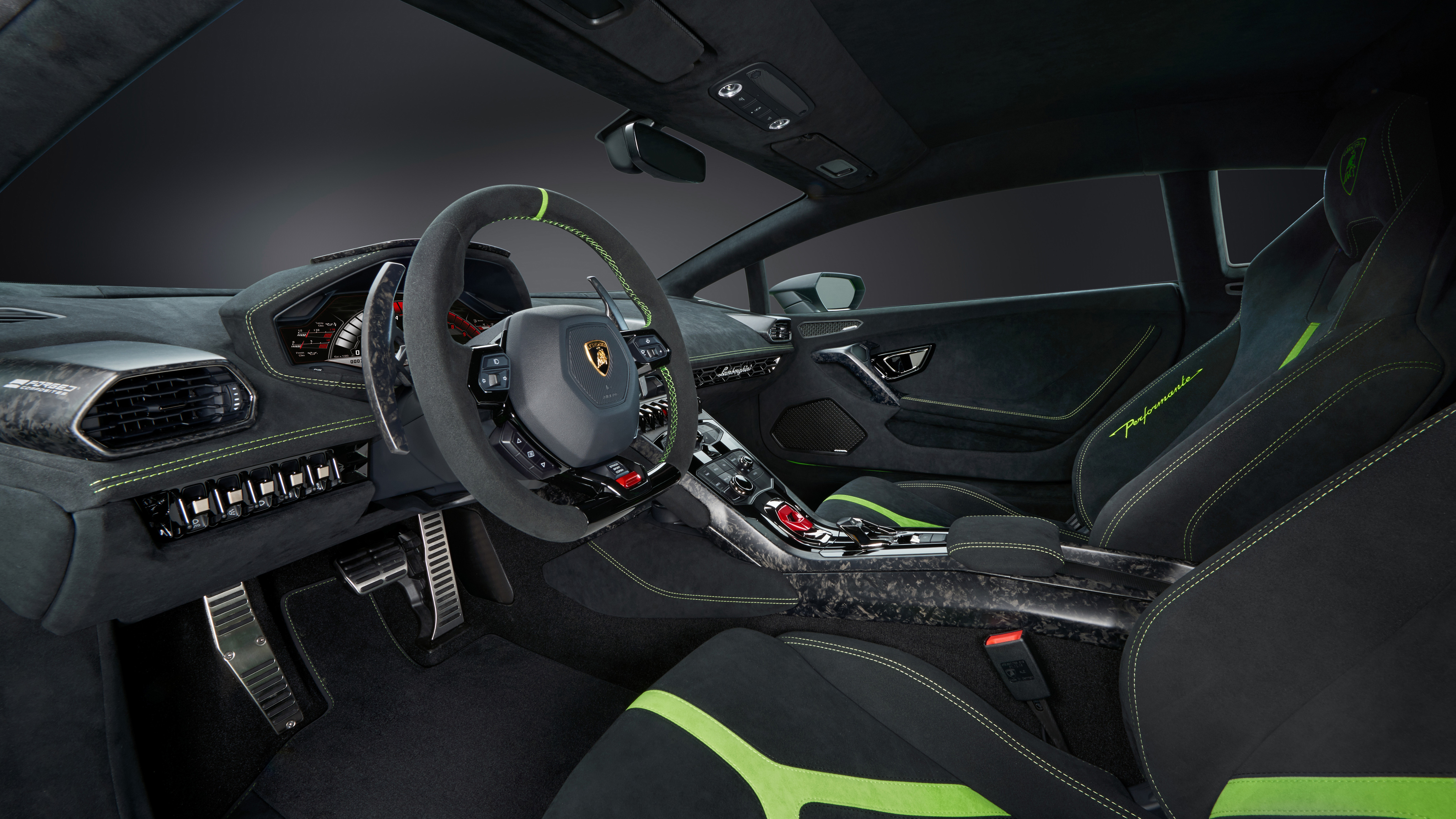 2017 Lamborghini Huracan Performante Interior Wallpaper Hd