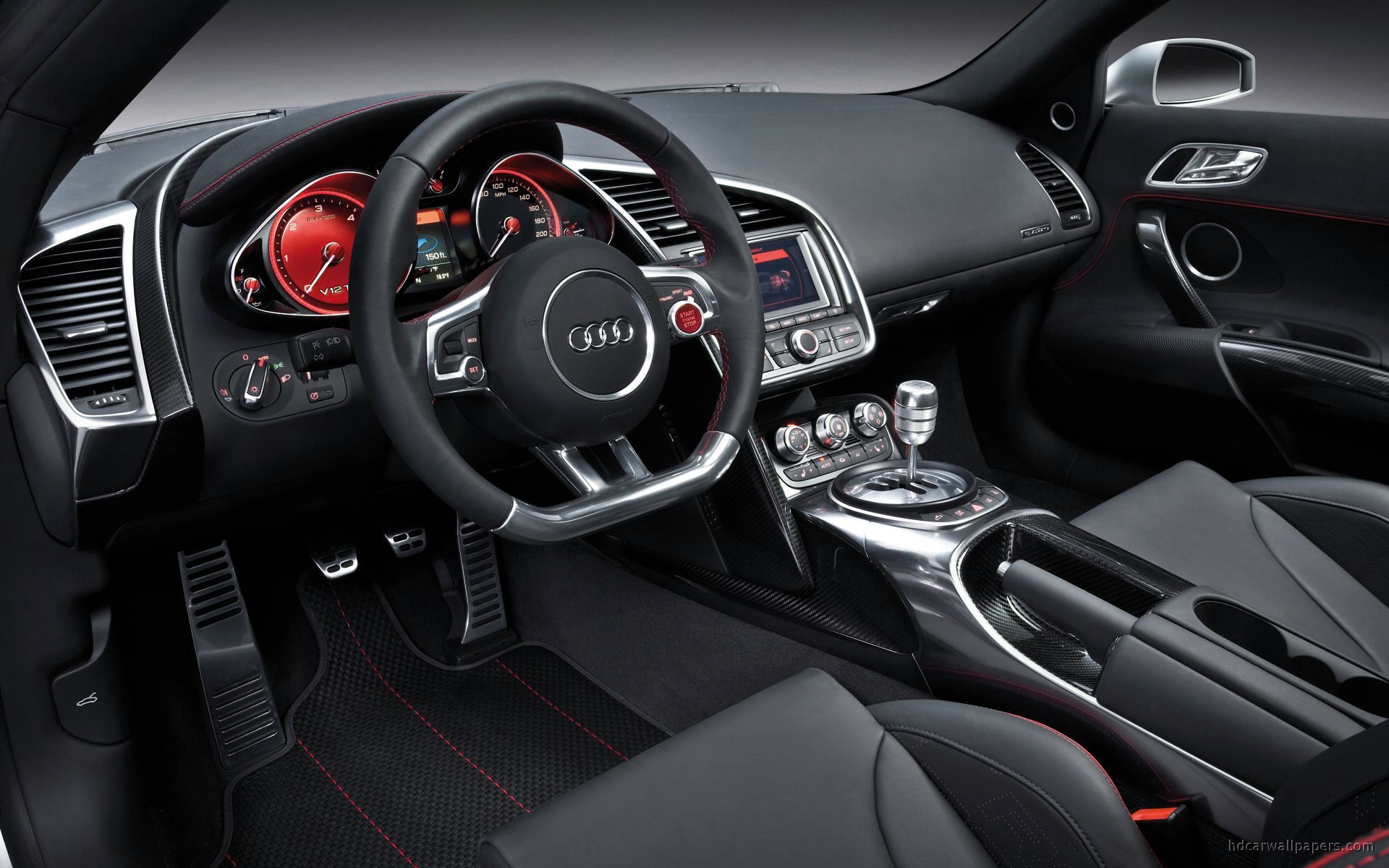 Audi R8 v12 Interior Wallpaper  HD Car Wallpapers