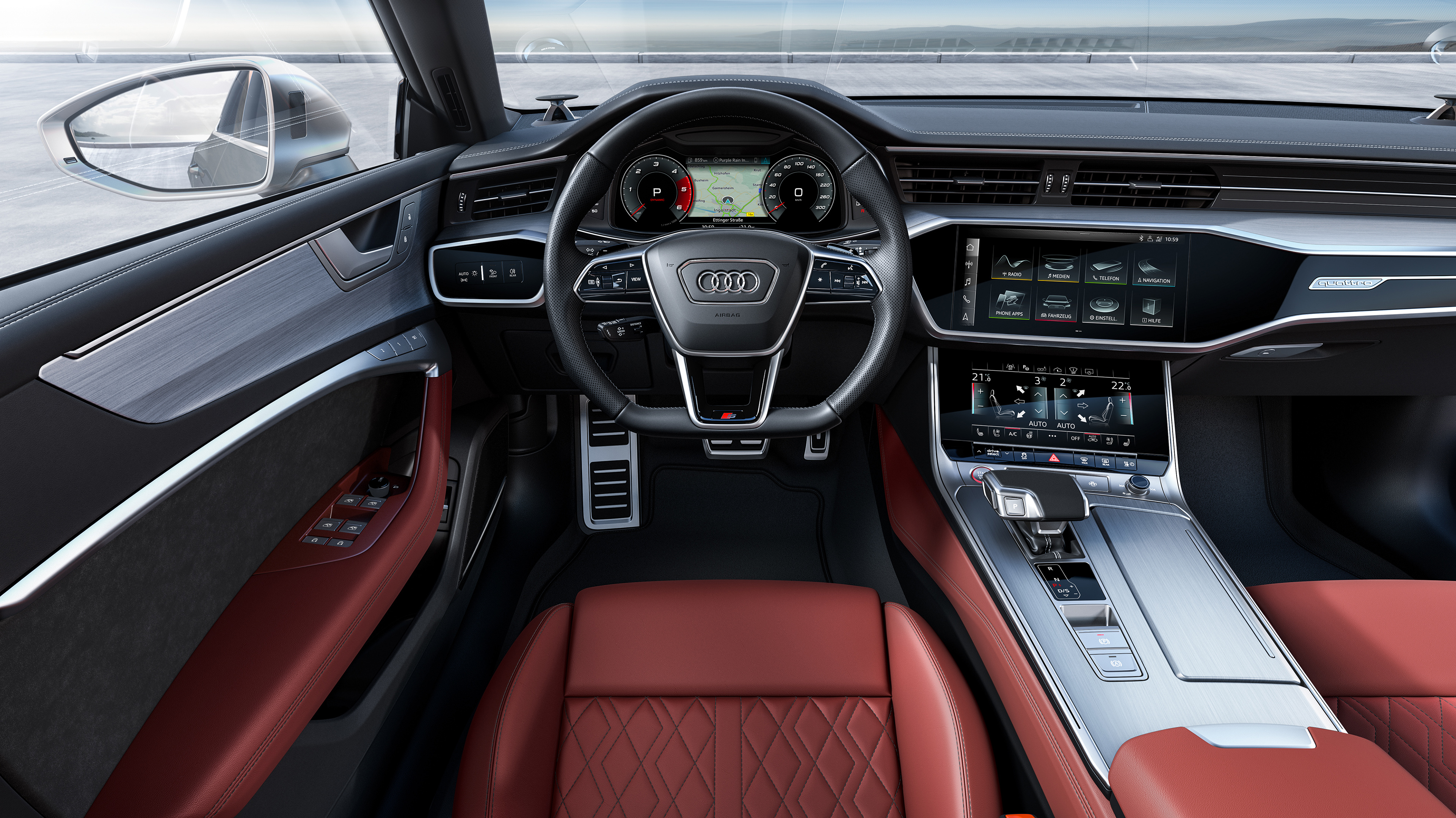 Audi S7 Sportback Tdi 2019 4k Interior Wallpaper Hd Car