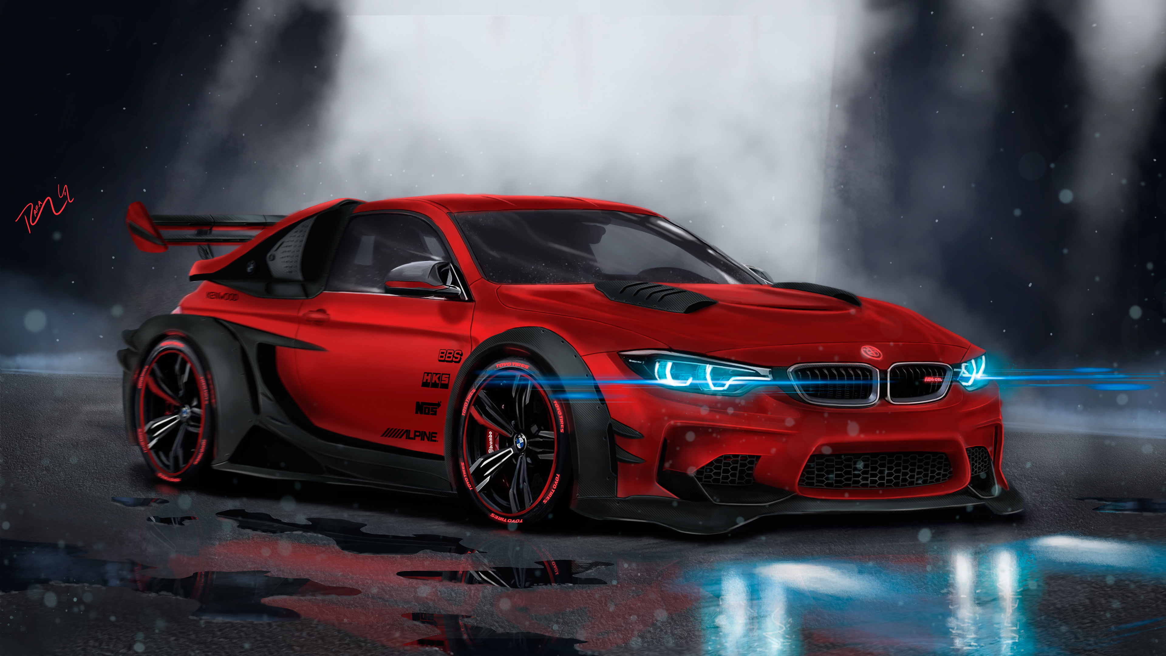 BMW M4 Custom CGI 4K Wallpaper  HD Car Wallpapers  ID 9028