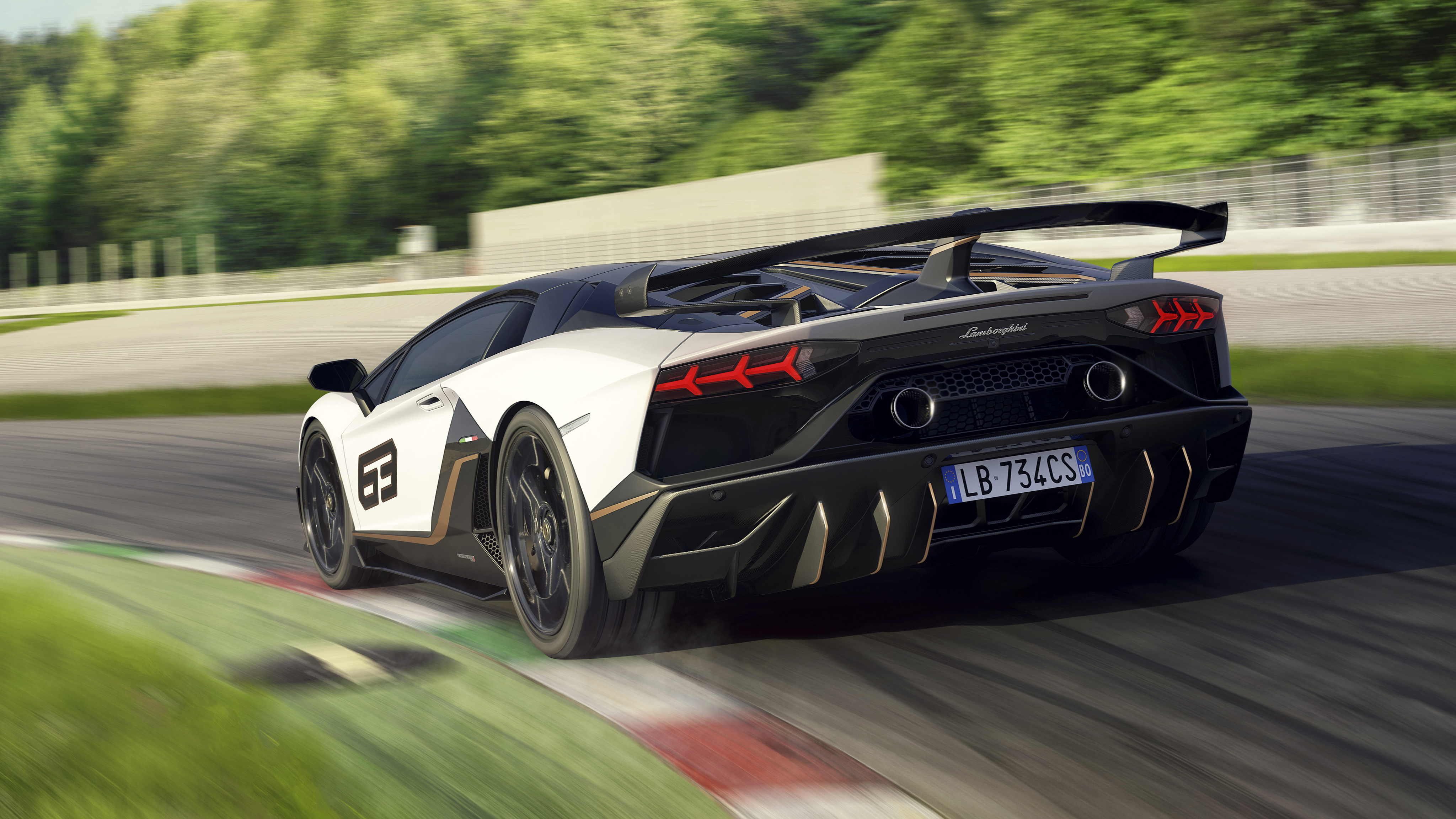 Lamborghini Aventador Svj 63 2019 4k 8 Wallpaper Hd Car Wallpapers