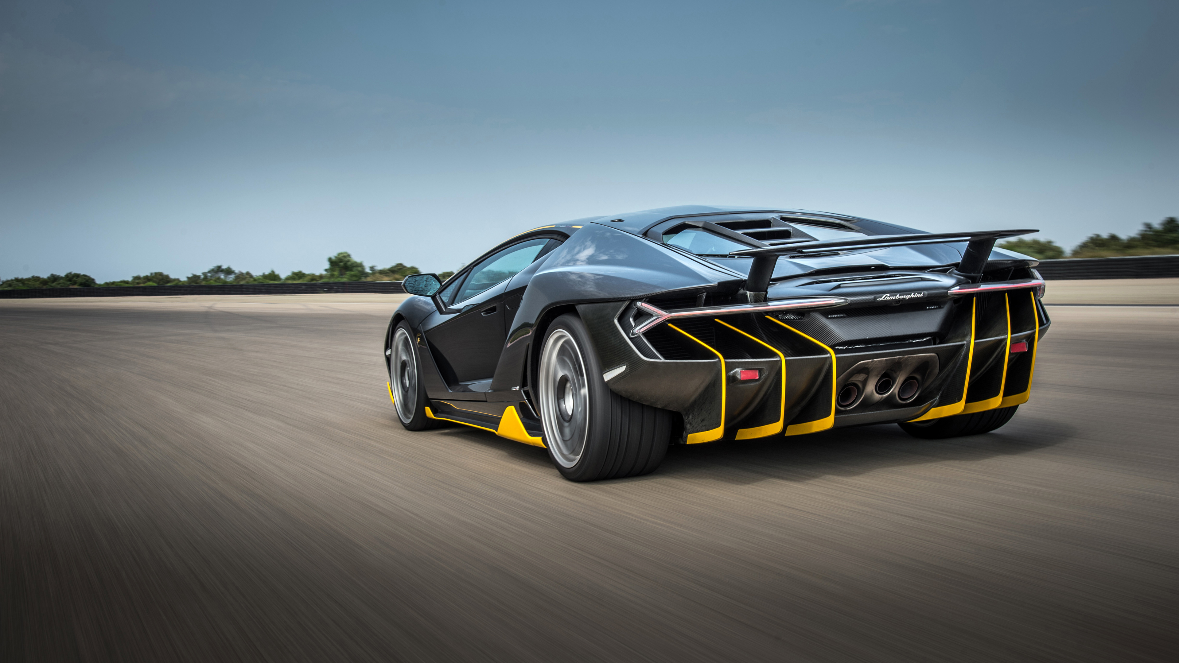 Lamborghini Centenario Coupe Rear 4k Wallpaper Hd Car Wallpapers Id