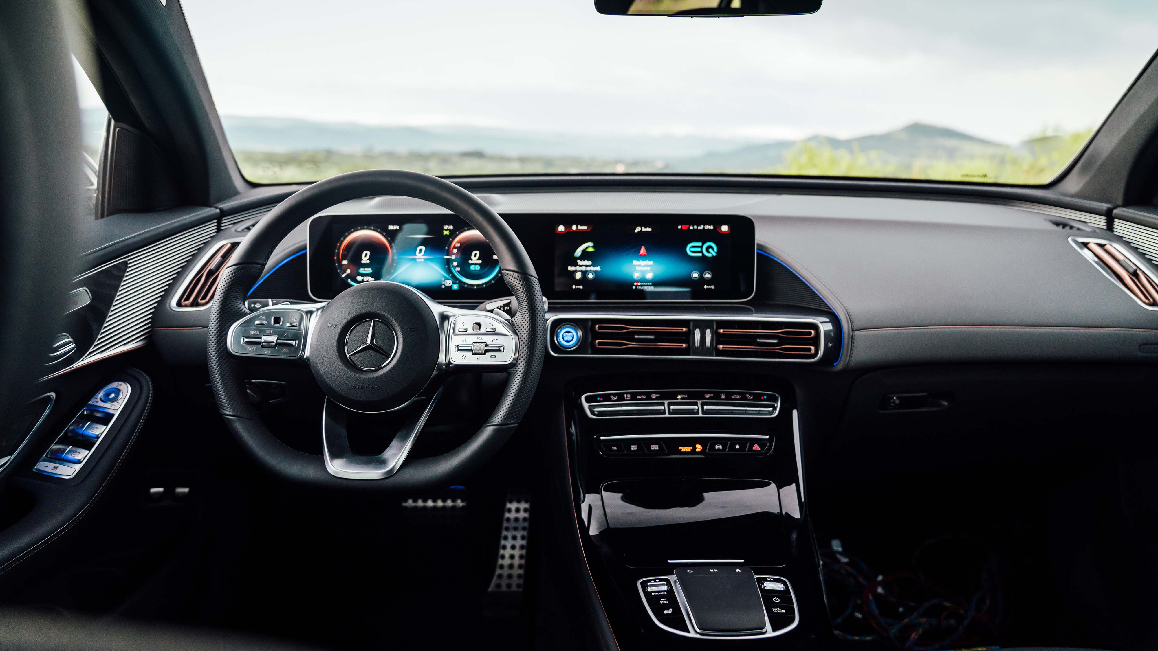 Mercedes Benz Eqc 400 4matic Amg Line 2019 4k Interior