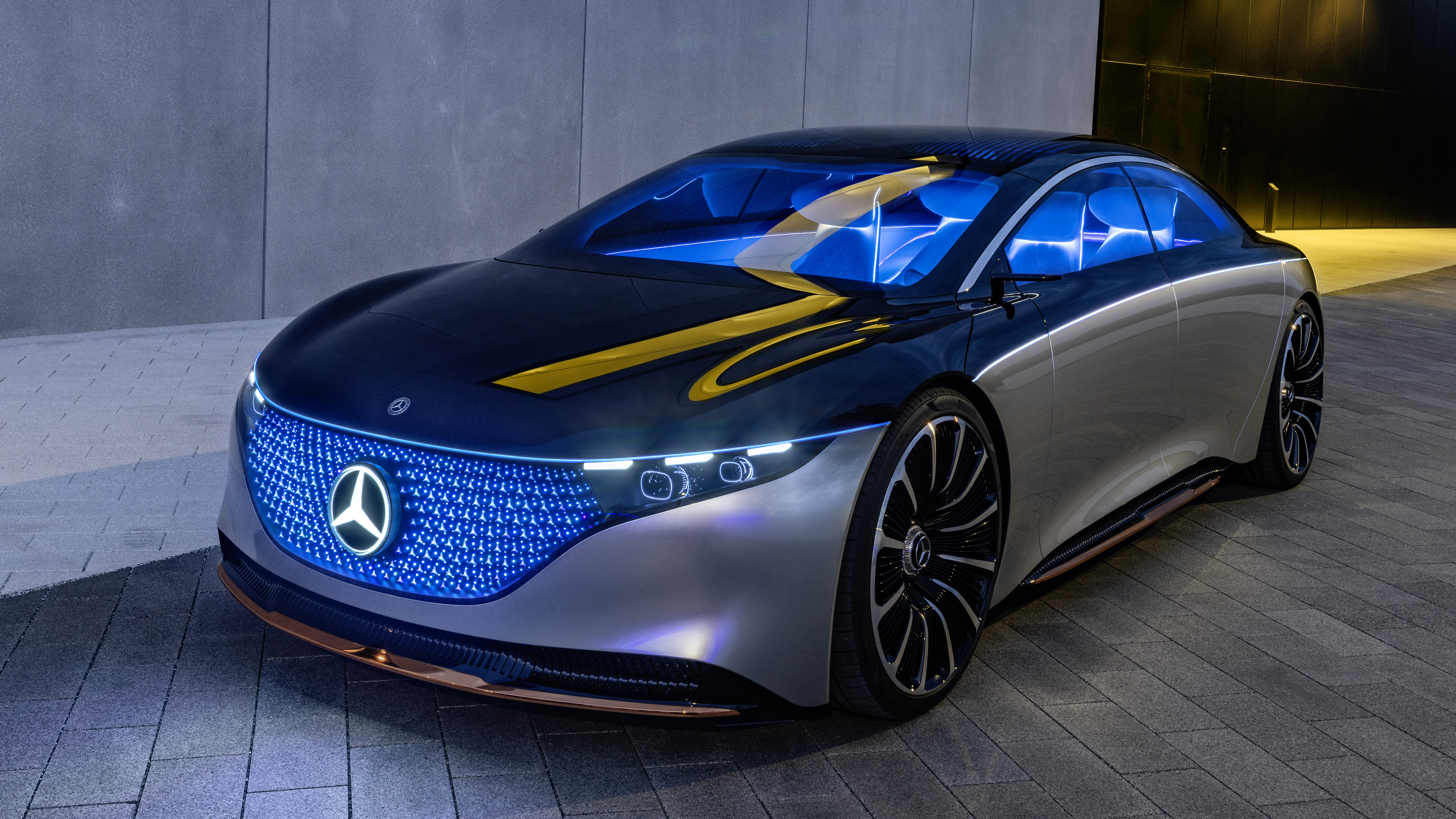 MercedesBenz Vision EQS 2019 4K 6 Wallpaper HD Car