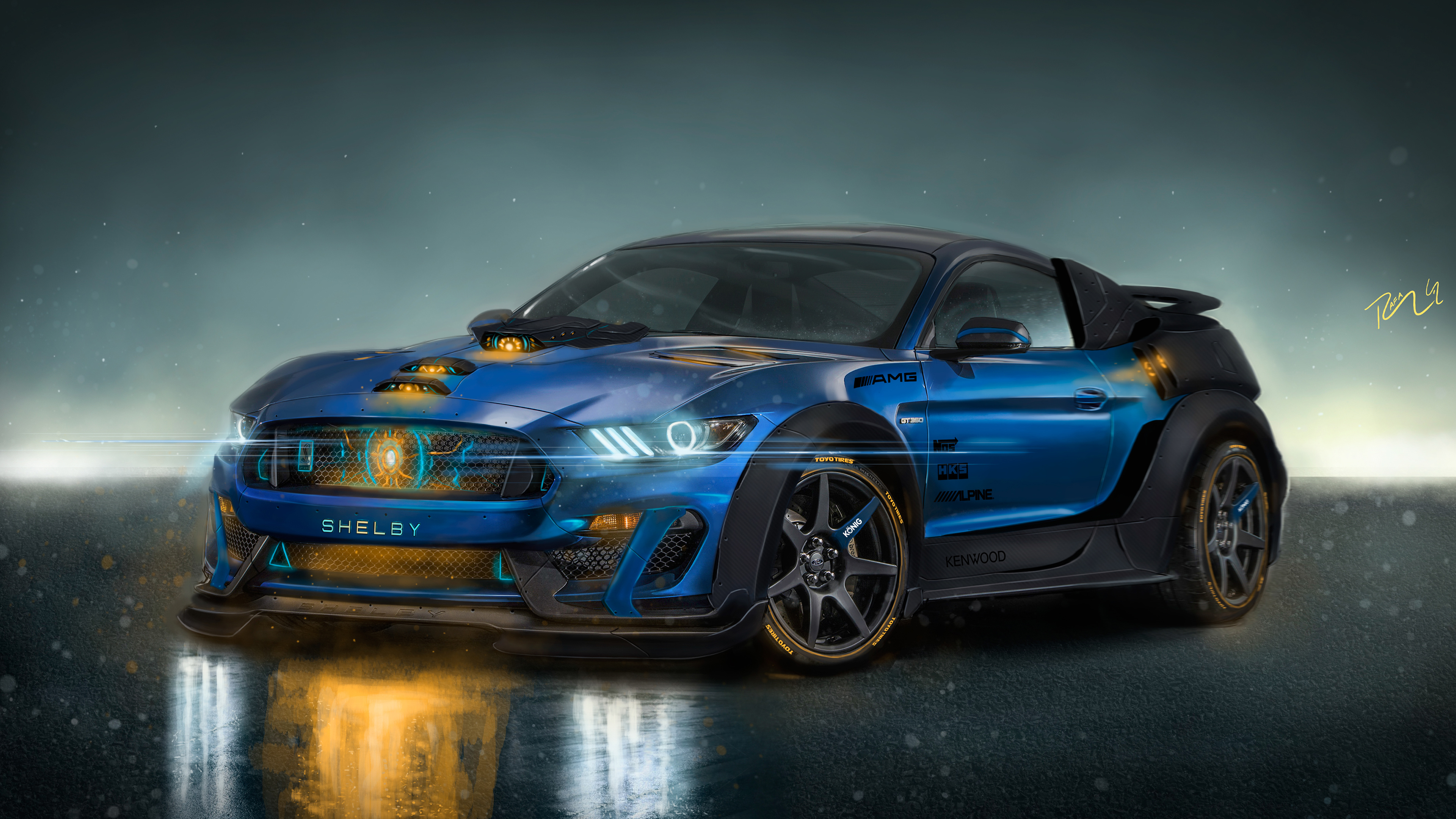 Shelby GT R Custom CGI K Wallpaper HD Car Wallpapers ID