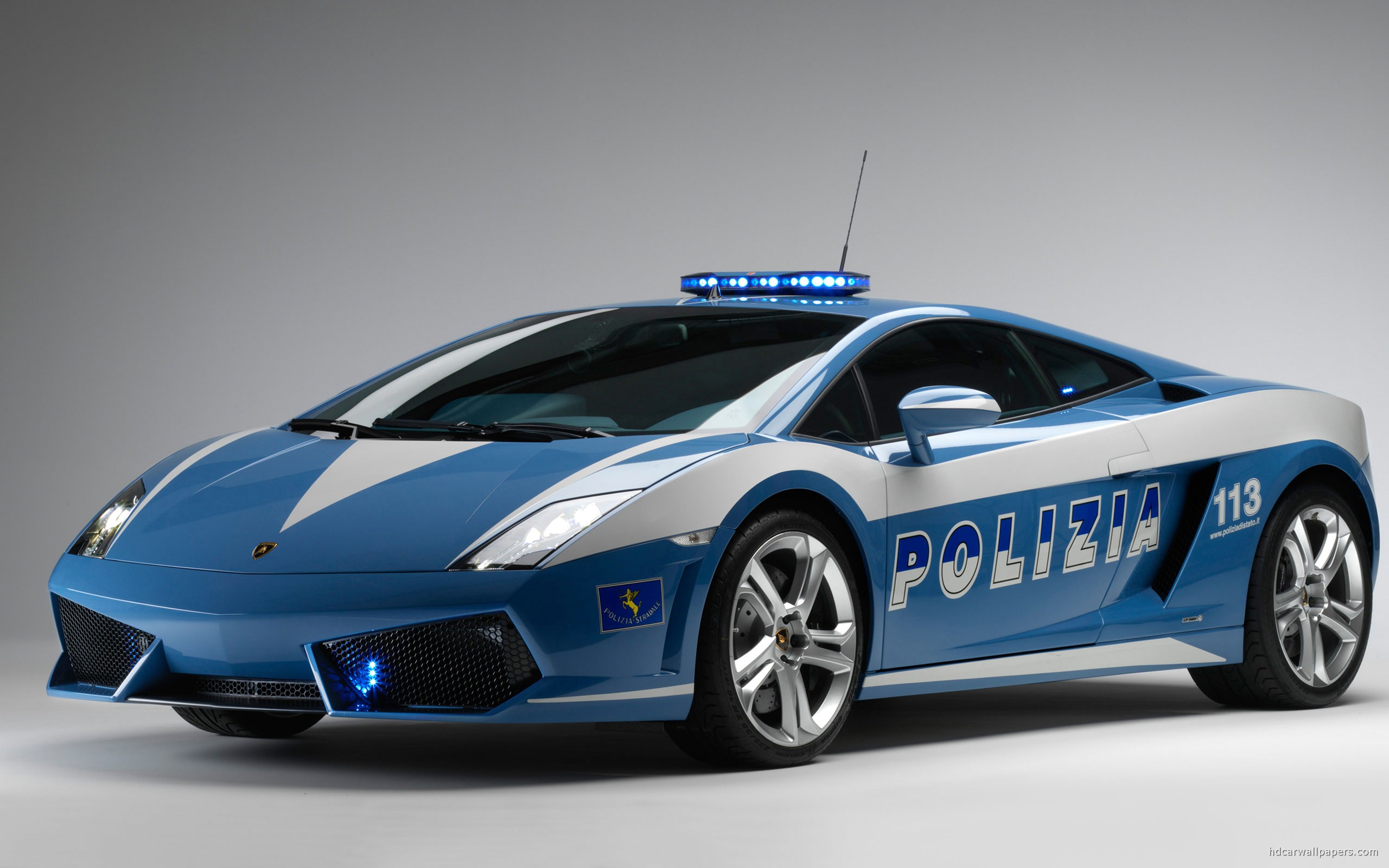 Widescreen Lamborghini Italian Police Car Wallpaper | HD ...
