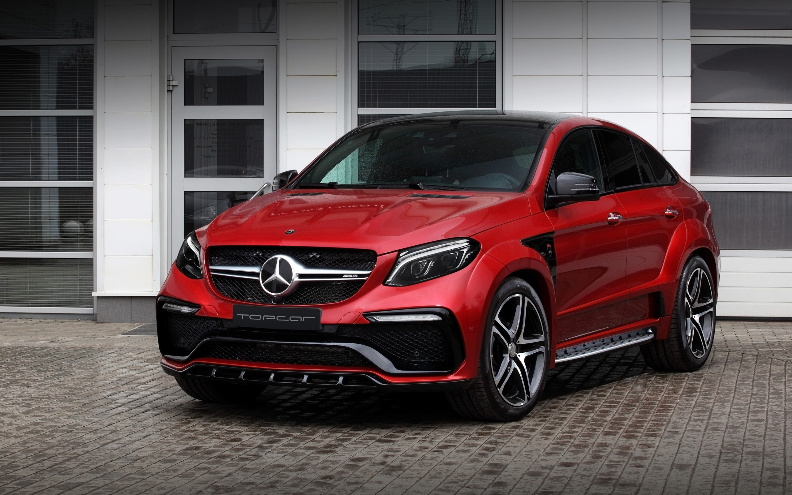 2016 TopCar Mercedes Benz GLE Inferno Red Wallpaper | HD Car Wallpapers