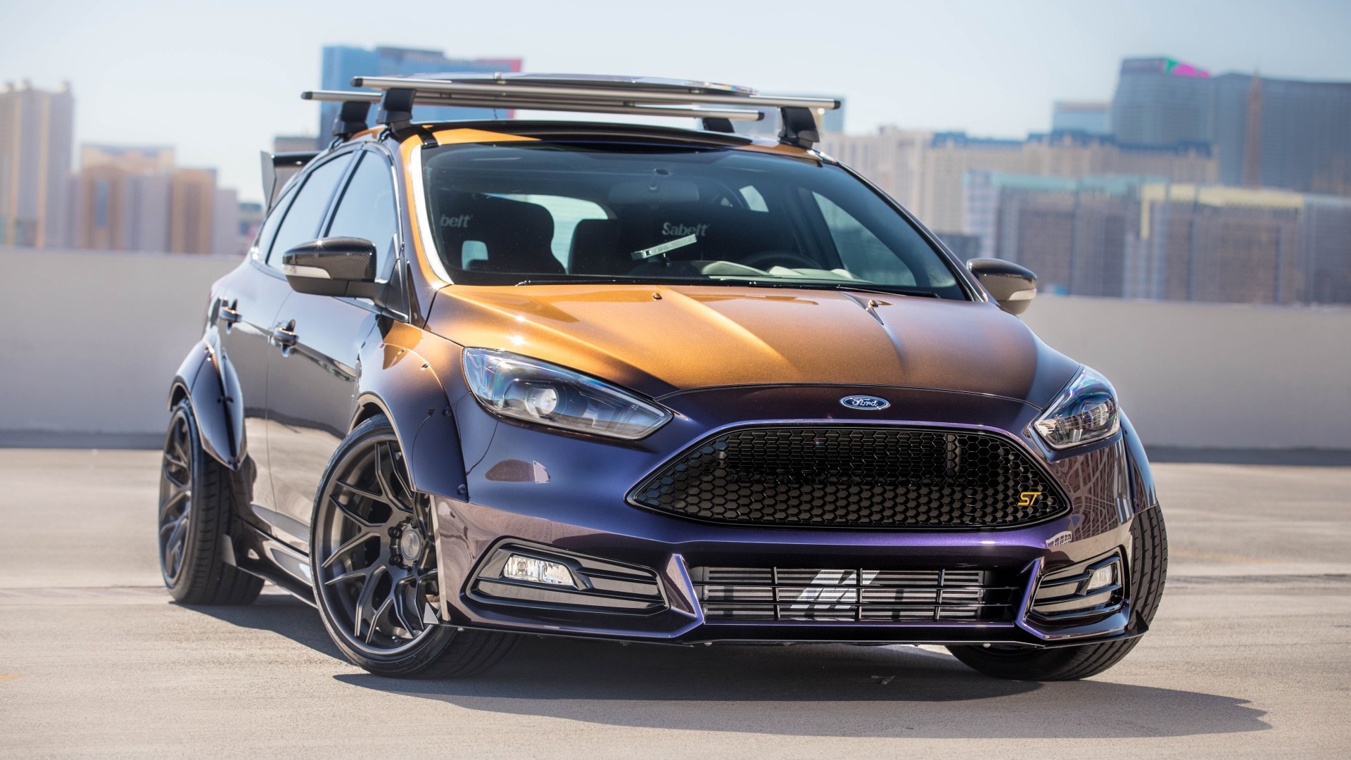 2017 Ford Focus ST by Blood Type Racing 4K Wallpaper | HD ...