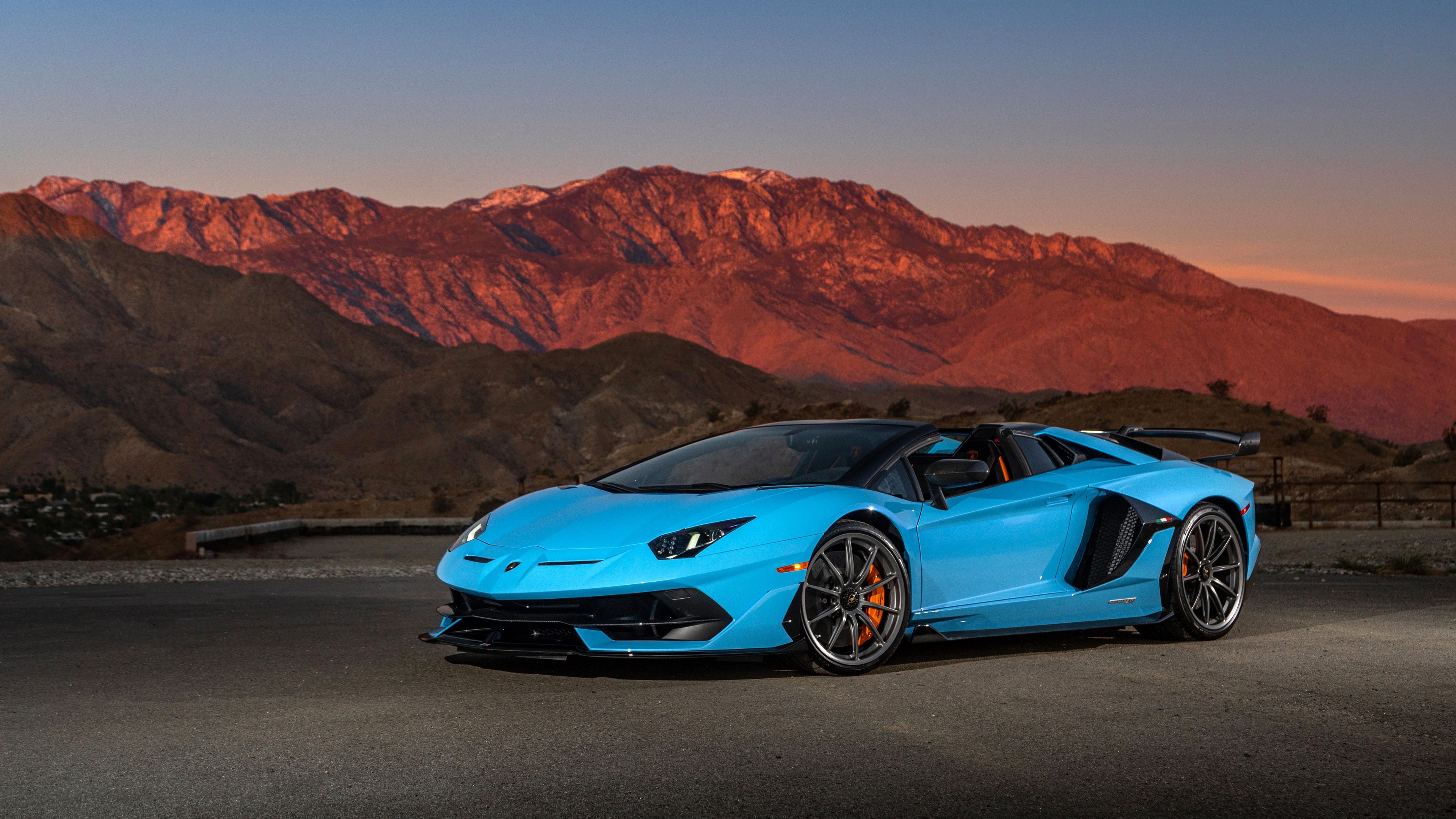 2020 Lamborghini Aventador SVJ Roadster 4K 5K 5 Wallpaper HD Car 