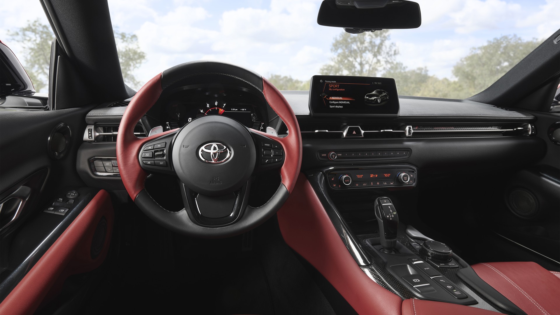 2022 Toyota GR Supra Launch Edition 4K Interior Wallpaper 