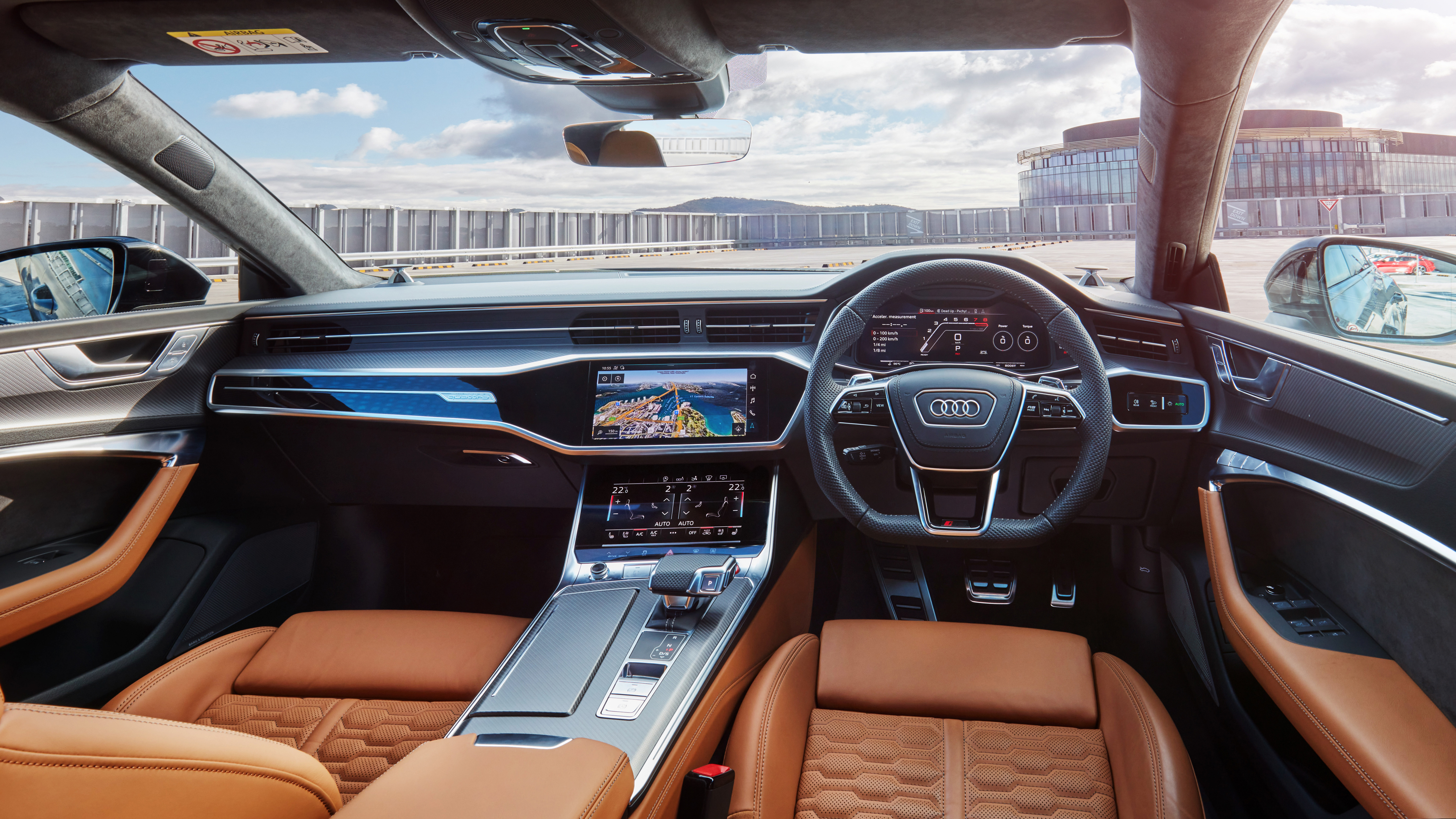 Audi Rs7 Interior Branco