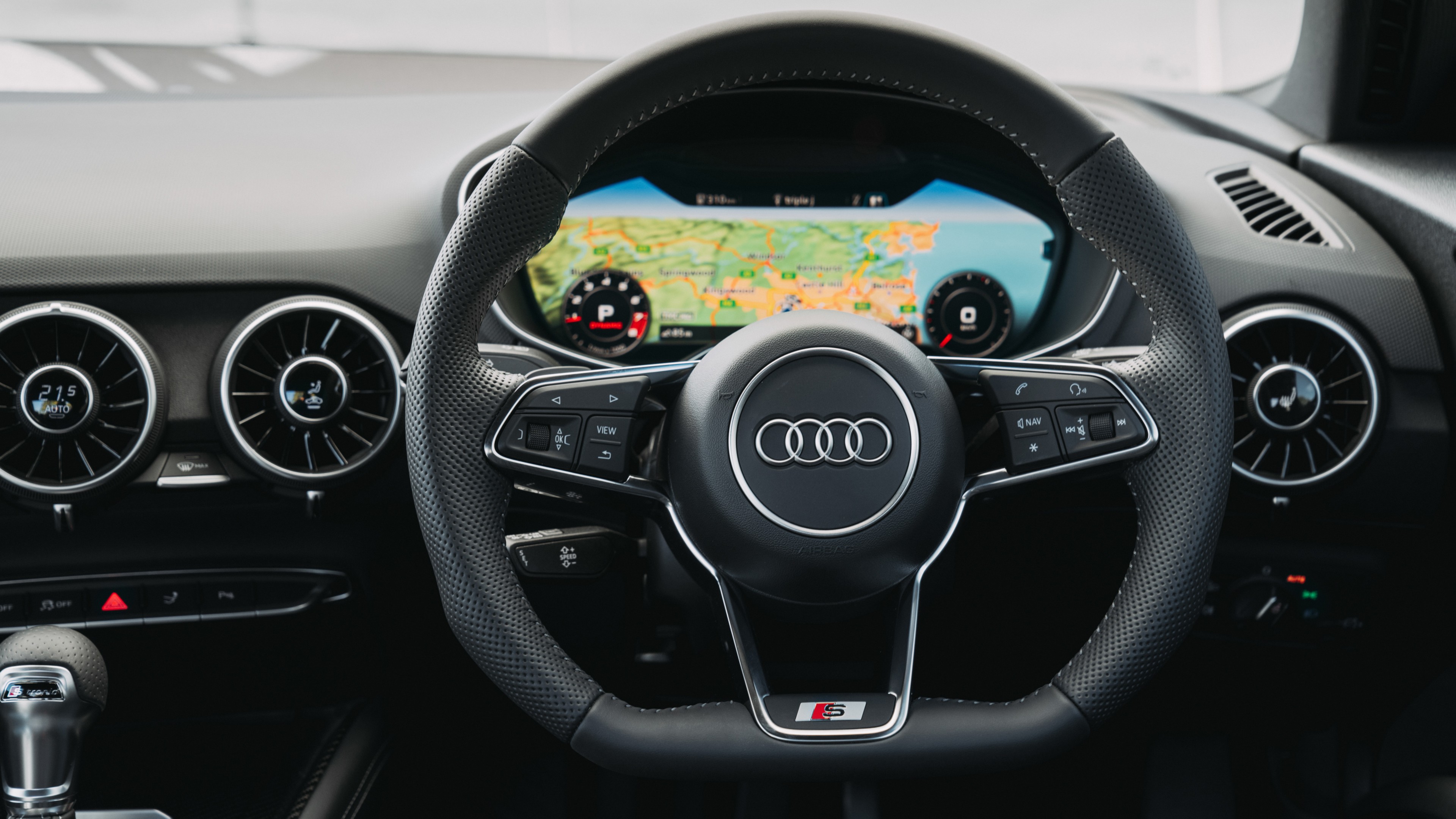 Audi Tts Coupe 2019 4k Interior Wallpaper Hd Car
