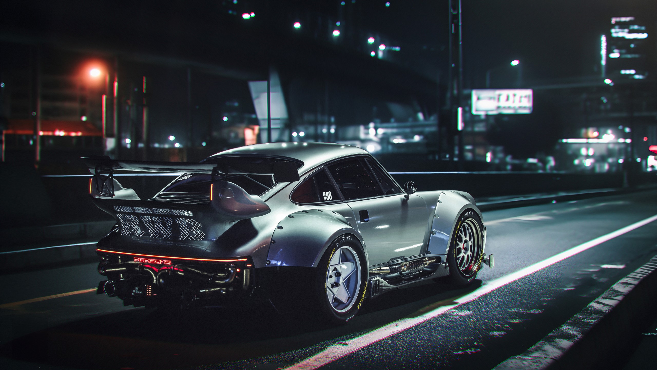 Cyberpunk Porsche 5K Wallpaper - HD Car Wallpapers #25076