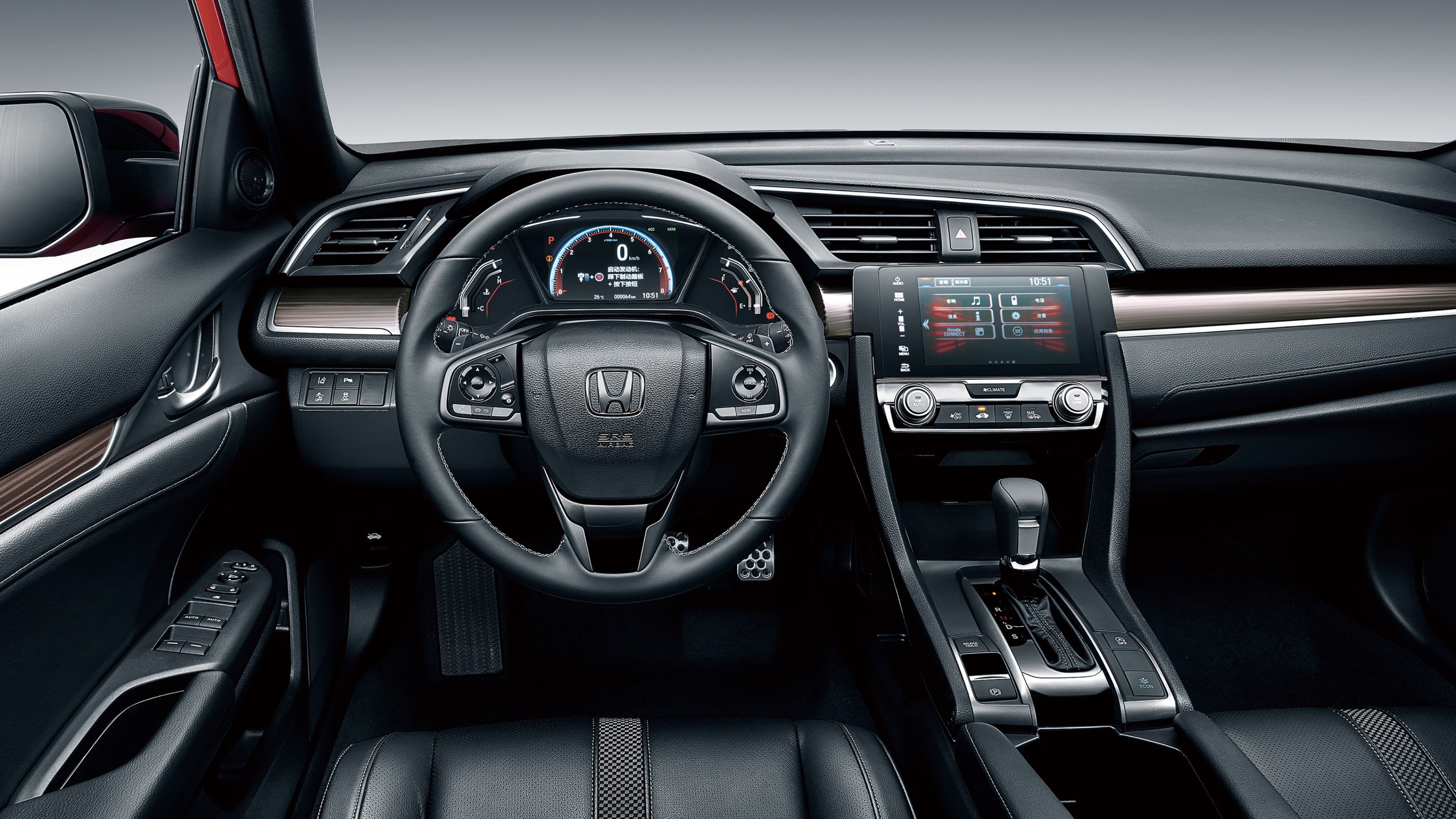 Honda Civic 220 Turbo Hatchback 2020 4K Interior Wallpaper HD Car