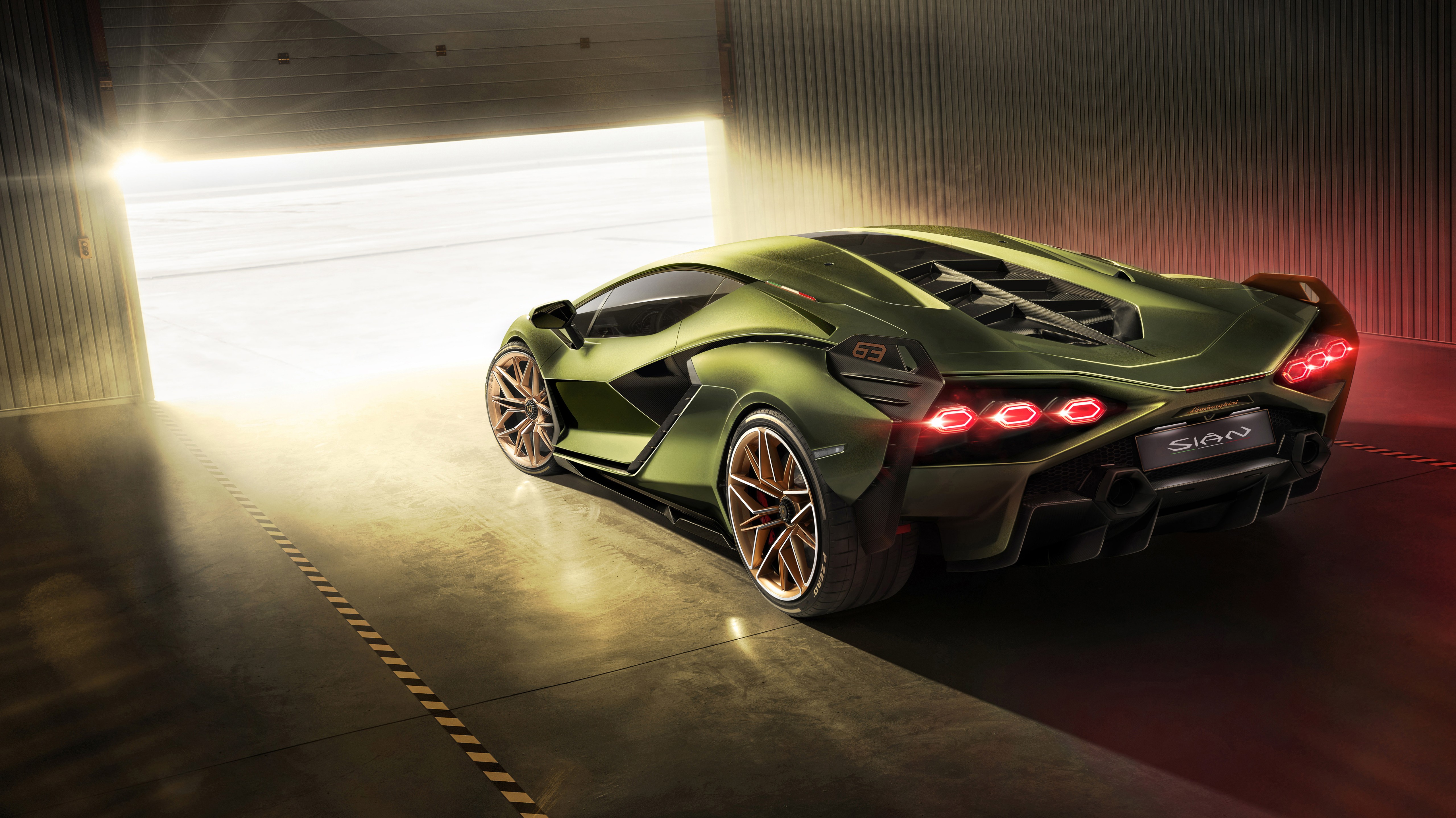 Lamborghini Sian 2019 4K 3 Wallpaper | HD Car Wallpapers | ID #13141