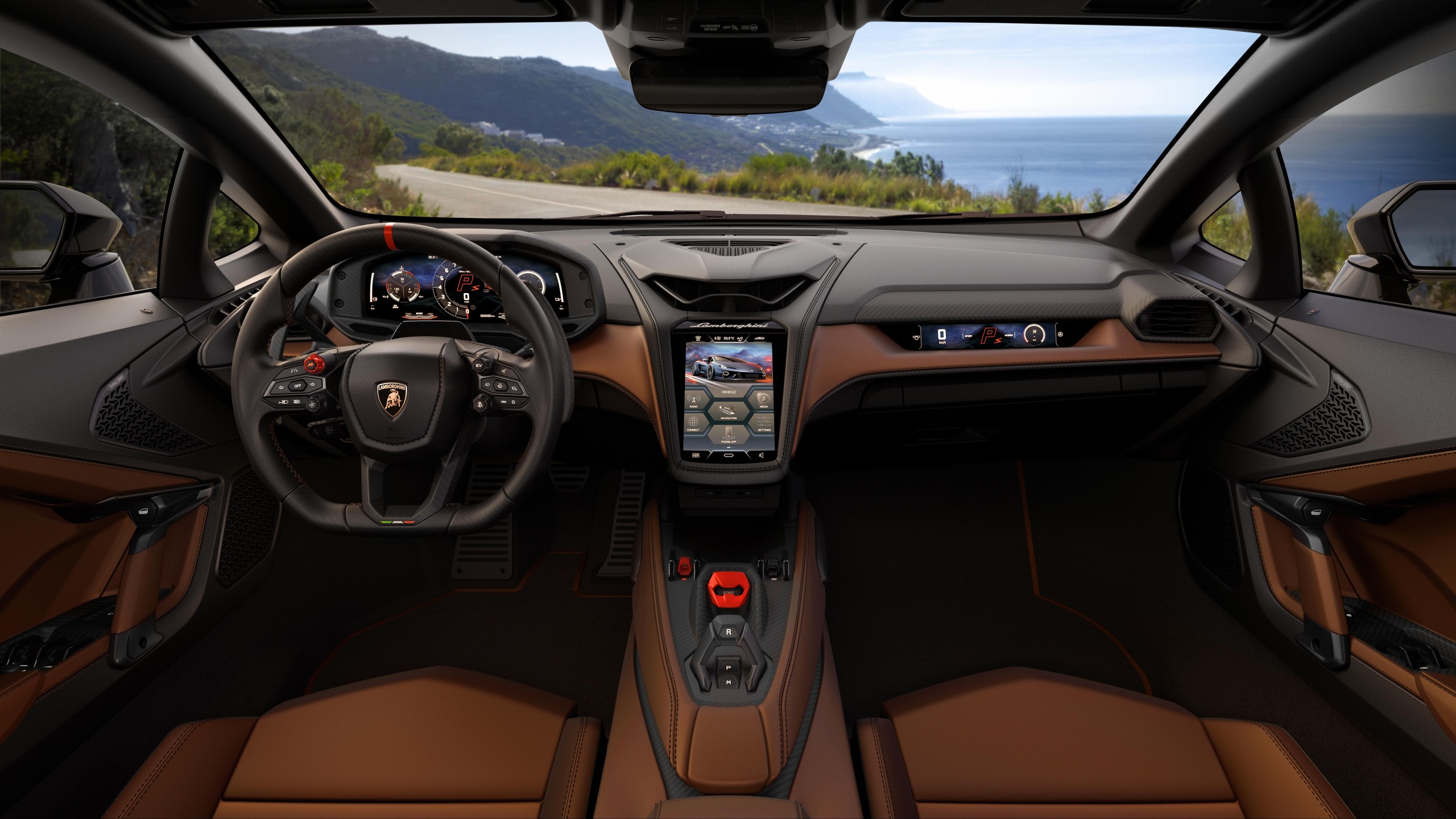 Lamborghini Temerario Interior 8K Wallpaper HD Car Wallpapers 27328