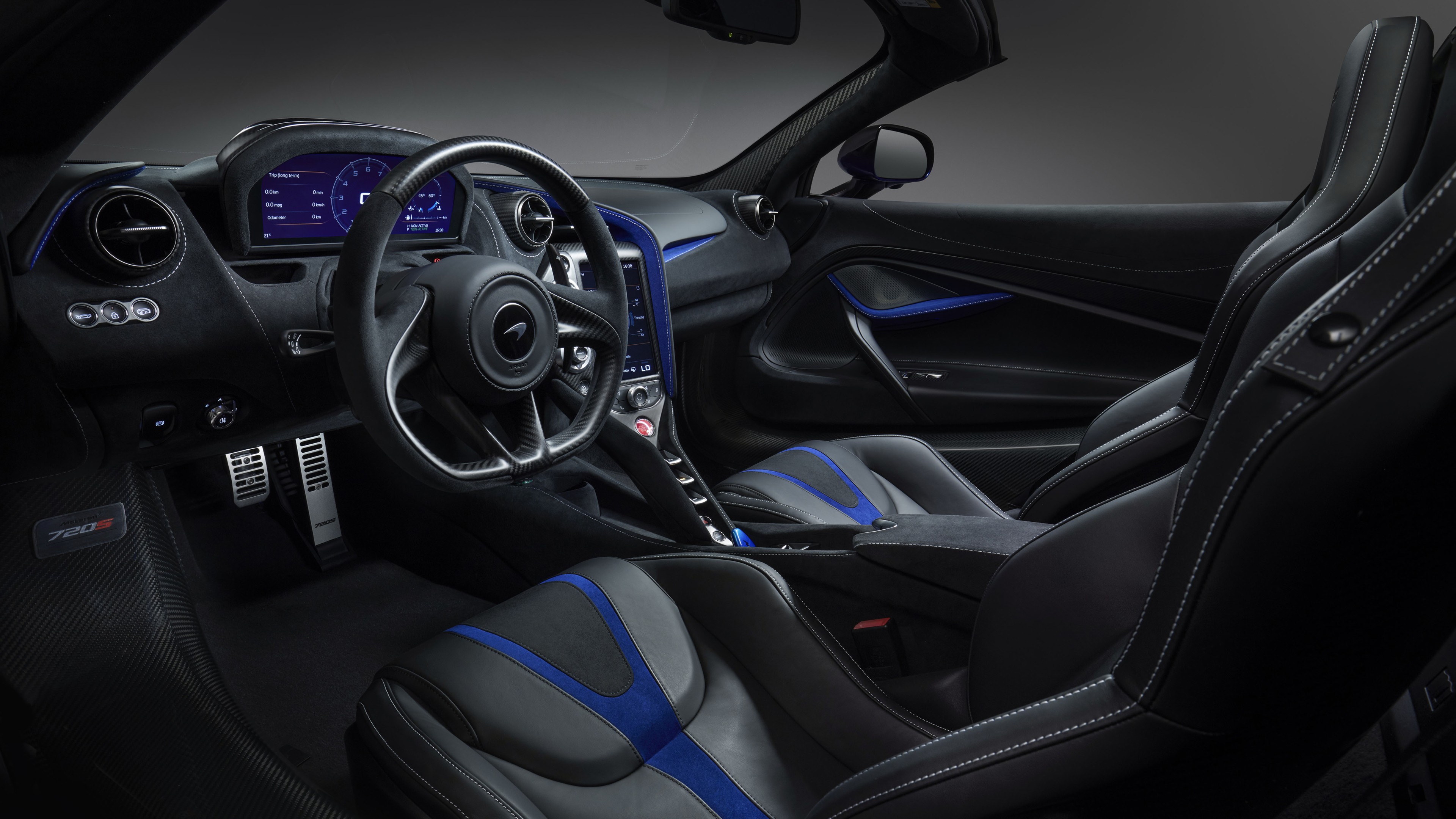 McLaren 720S Spider By MSO Geneva 2019 Interior 5K Wallpaper HD Car 
