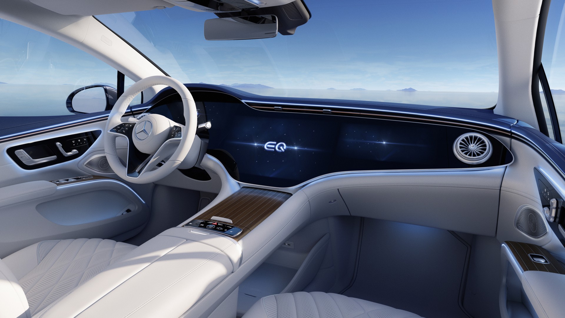 Mercedes-Benz EQS 450+ 2021 5K Interior Wallpaper | HD Car Wallpapers