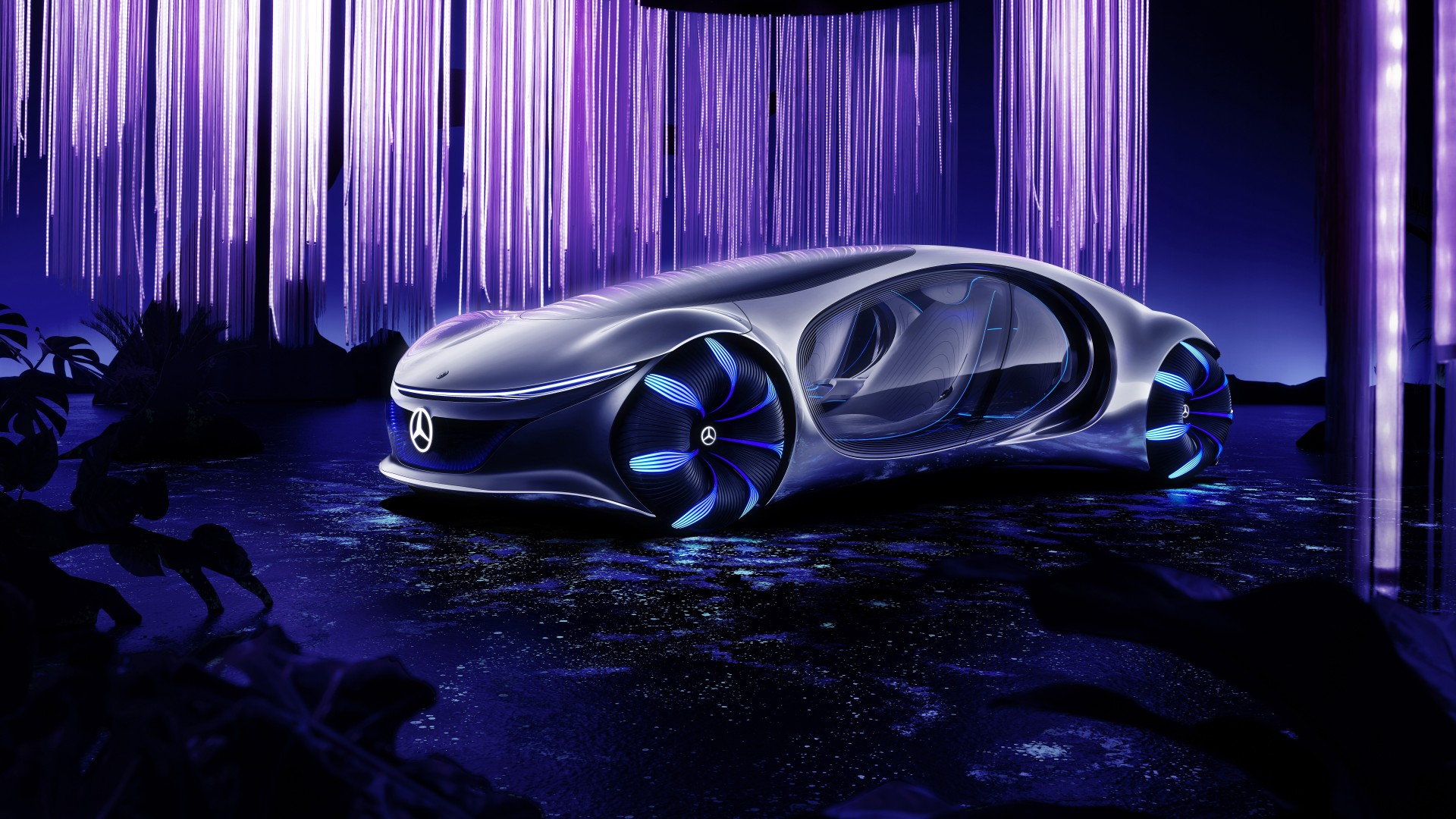 Mercedes-Benz VISION AVTR 2020 4K 8K Wallpaper | HD Car Wallpapers | ID