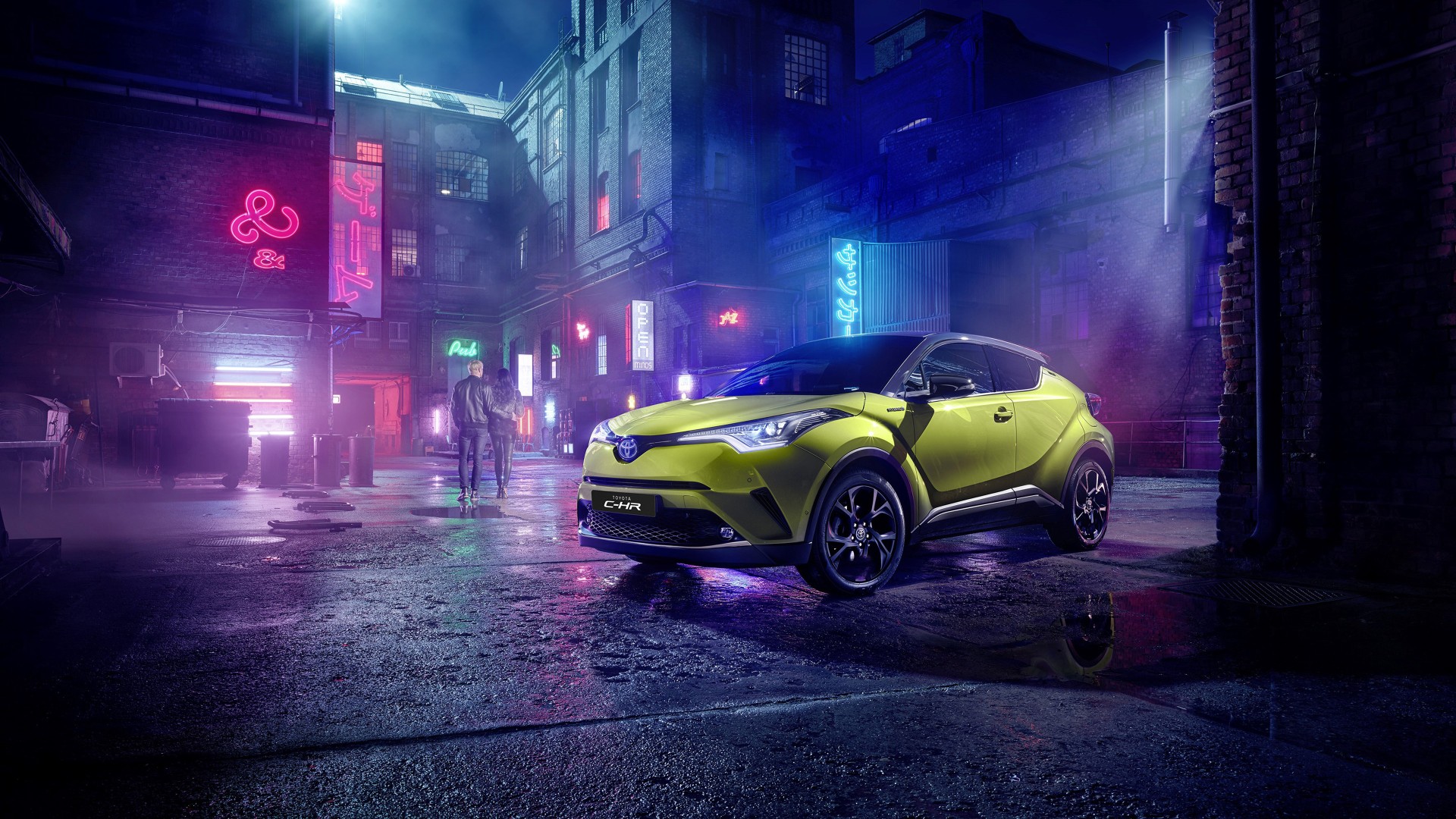 Toyota C-HR Neon Lime powered by JBL 2019 4K Wallpaper | HD Car Wallpapers | ID #12392