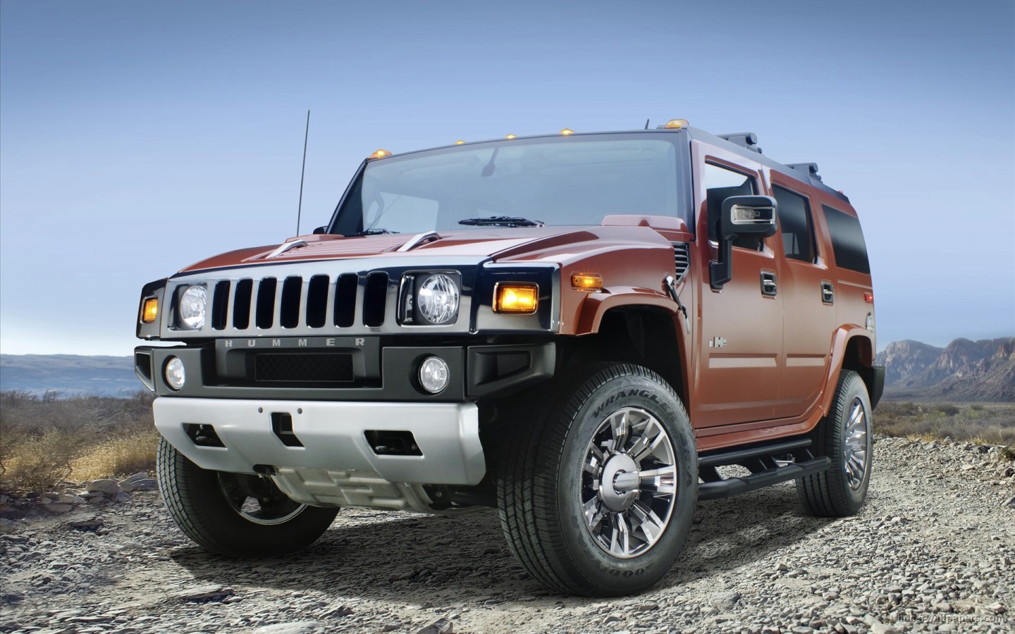2009 Hummer H2 Sedona Metallic Black Chrome