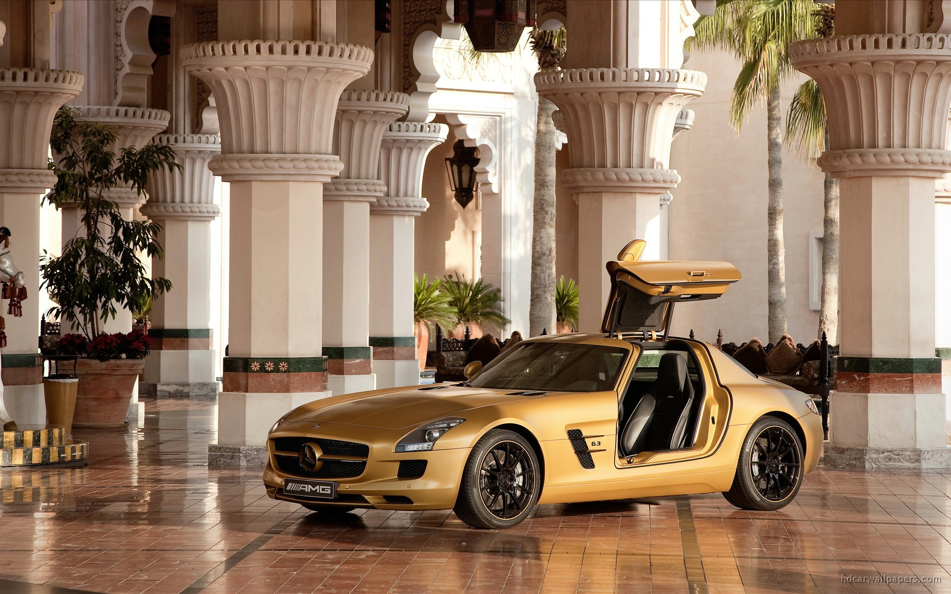 2010 Mercedes Benz SLS AMG Desert Gold 2