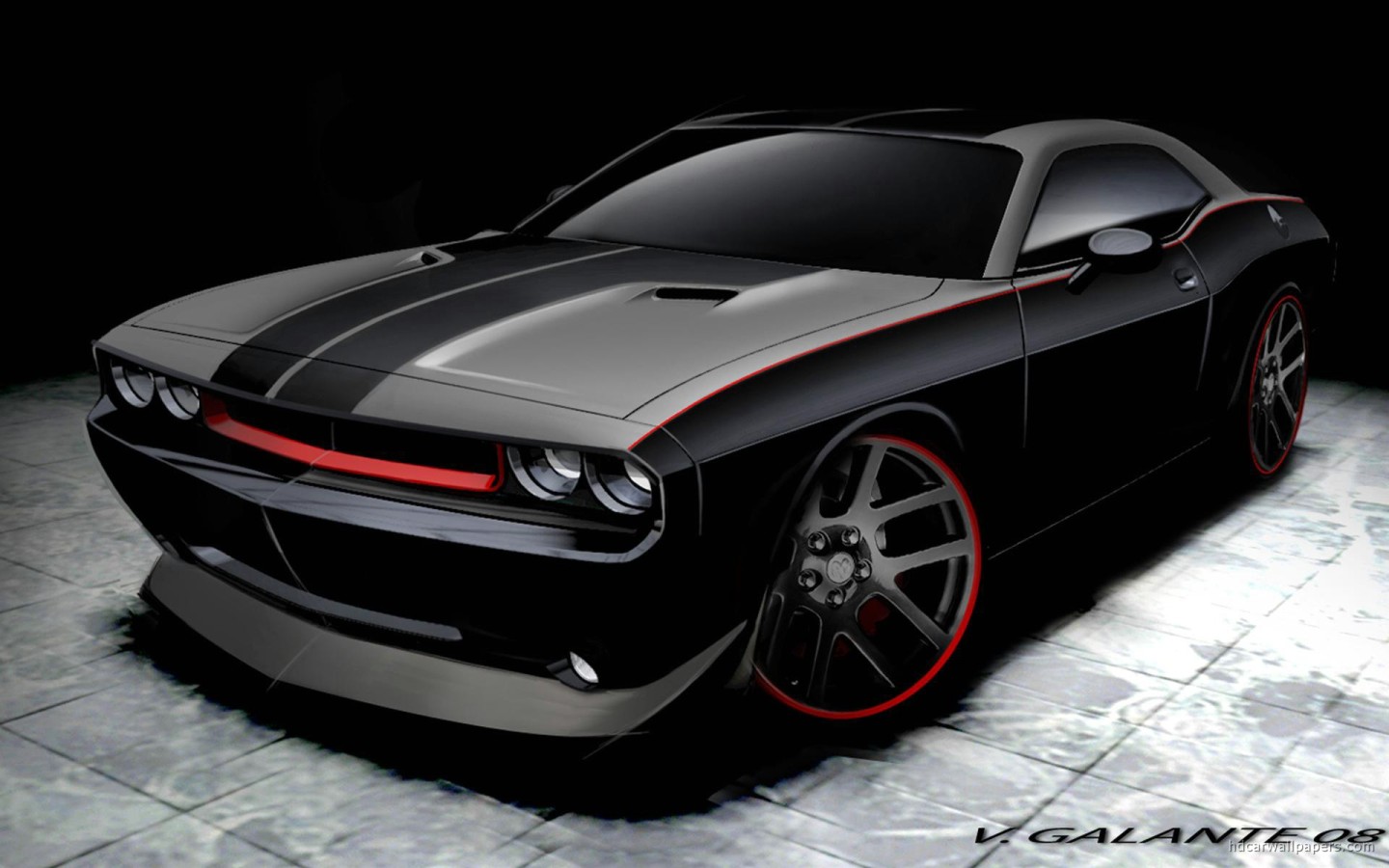 Dodge Challenger Back