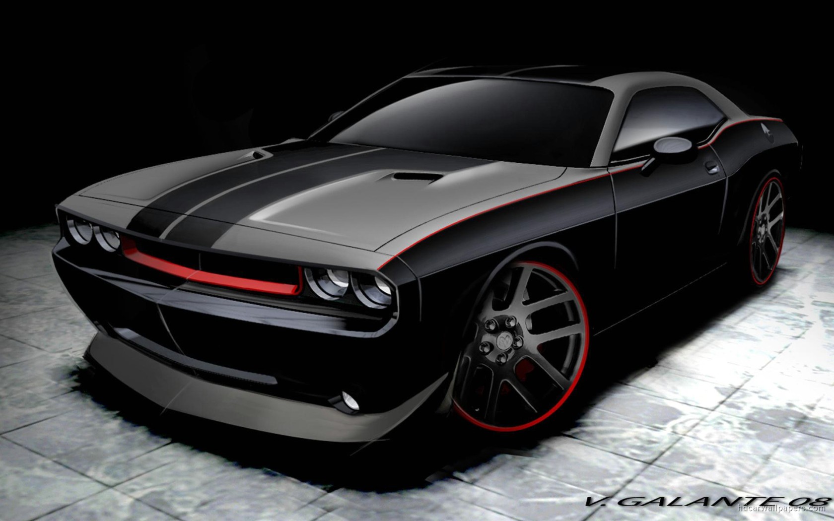 Dodge Challenger Back