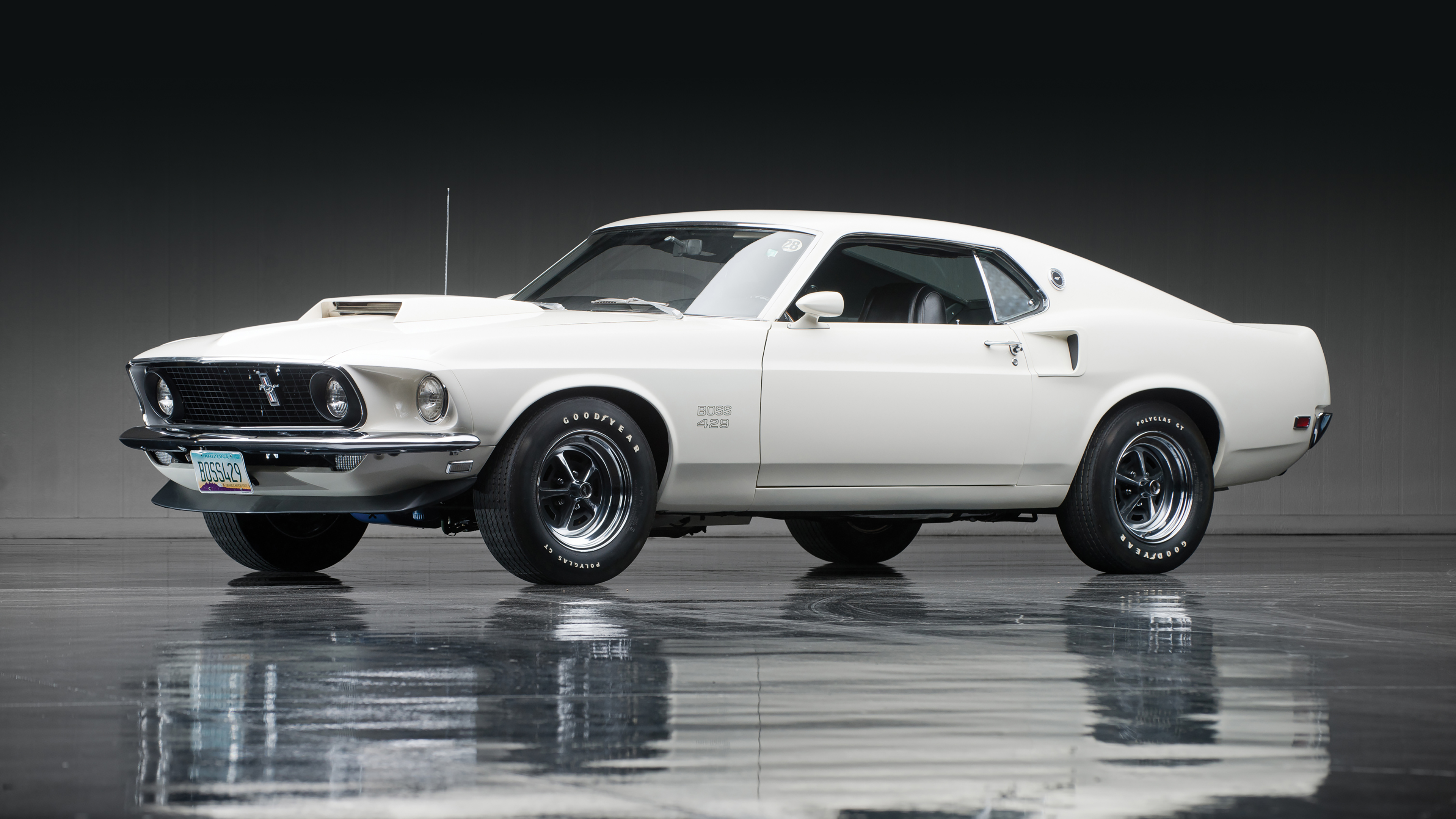 Download wallpaper 240x320 black 1969 ford mustang boss 429 old mobile  cell phone smartphone 240x320 hd image background 9823