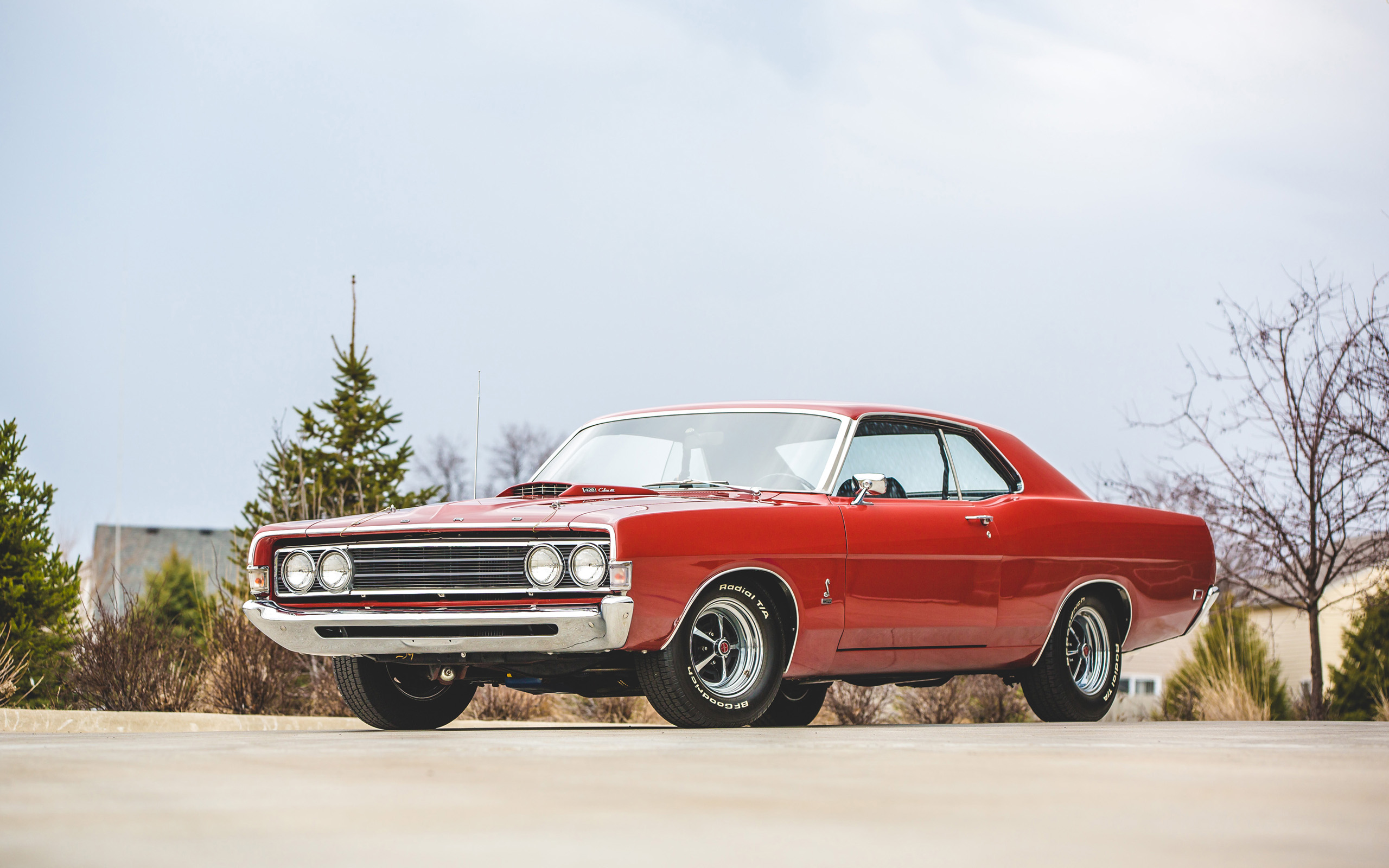 1969 Ford Torino Cobra Indian Fire Red Wallpaper Hd Car Wallpapers Id 6967
