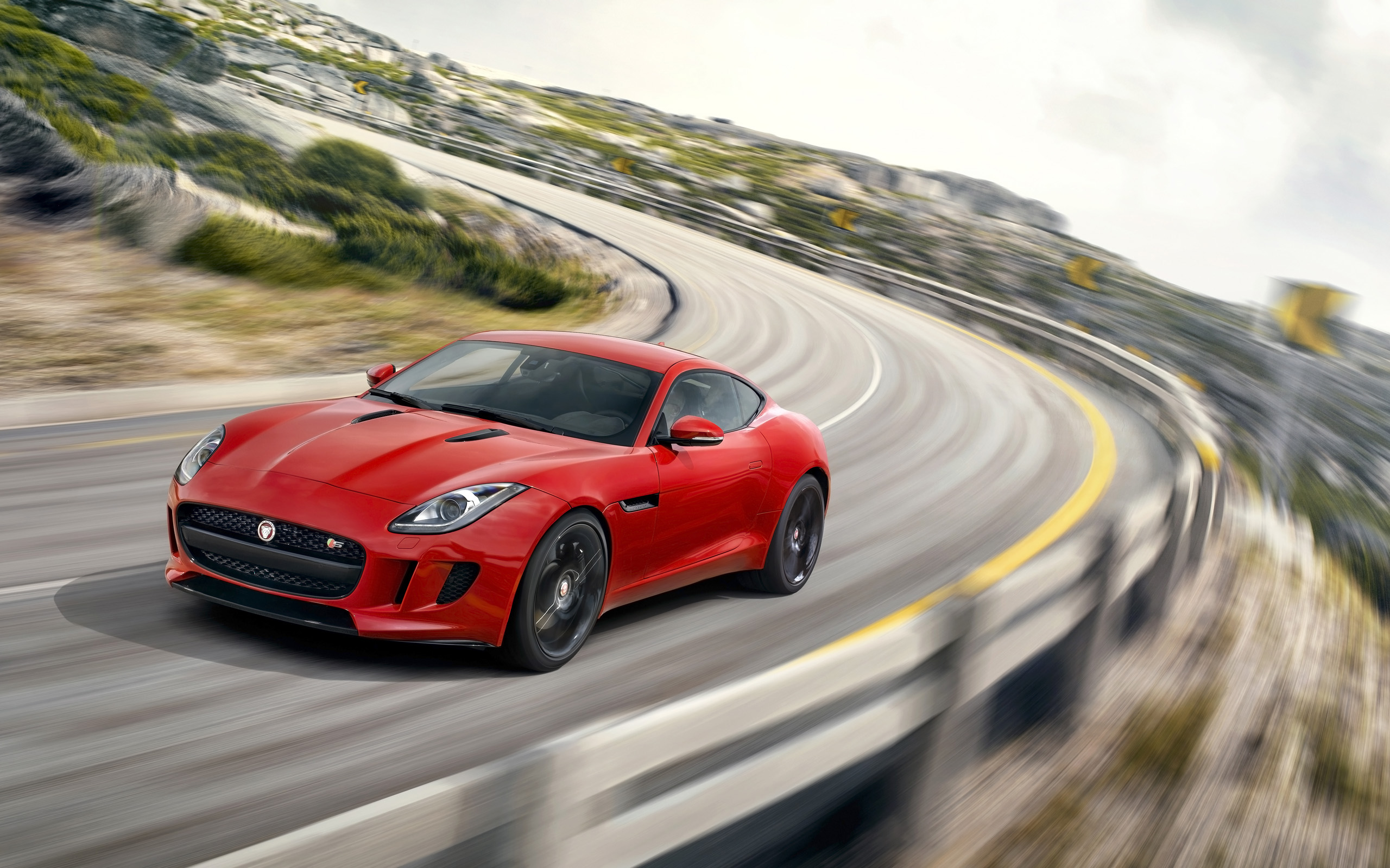 2014 Jaguar F Type R Coupe Salsa Red Wallpaper Hd Car Wallpapers Id 4177
