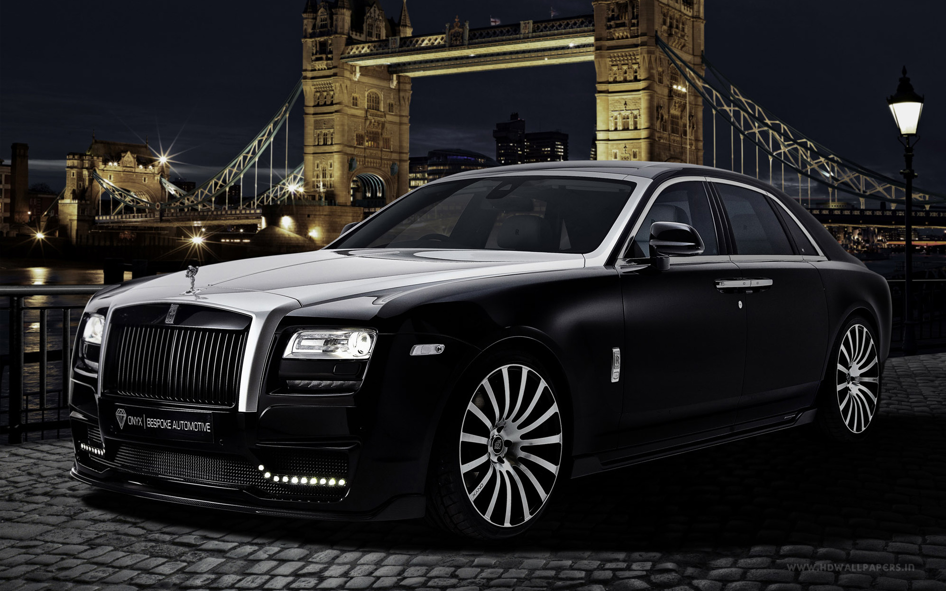 2015 Onyx Rolls Royce Ghost San Mortiz Wallpaper | HD Car Wallpapers