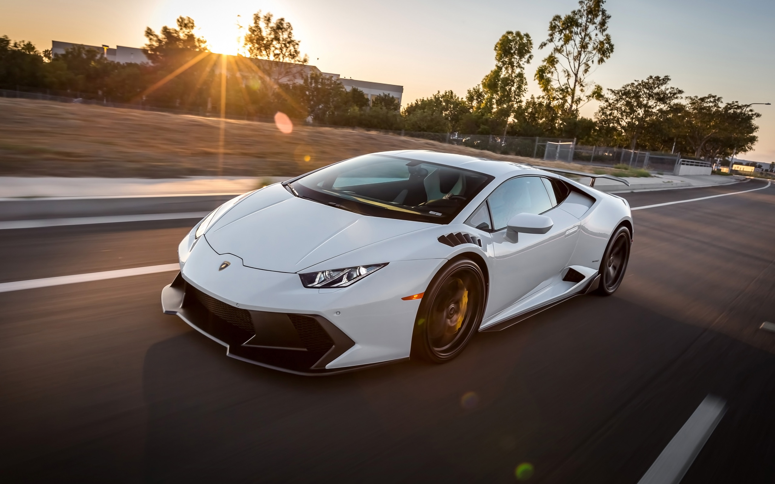 2016 Vorsteiner Lamborghini Huracan Novara White Wallpaper | HD Car