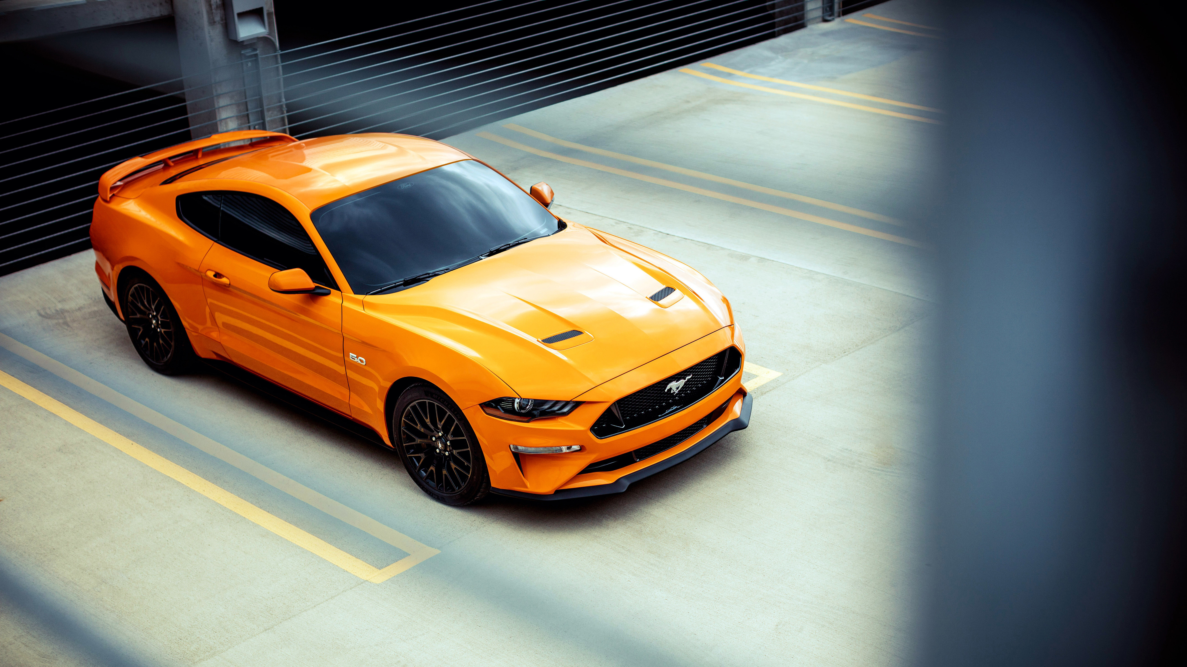 2018 Ford Mustang GT Fastback Sports Car 4K Wallpaper | HD ...