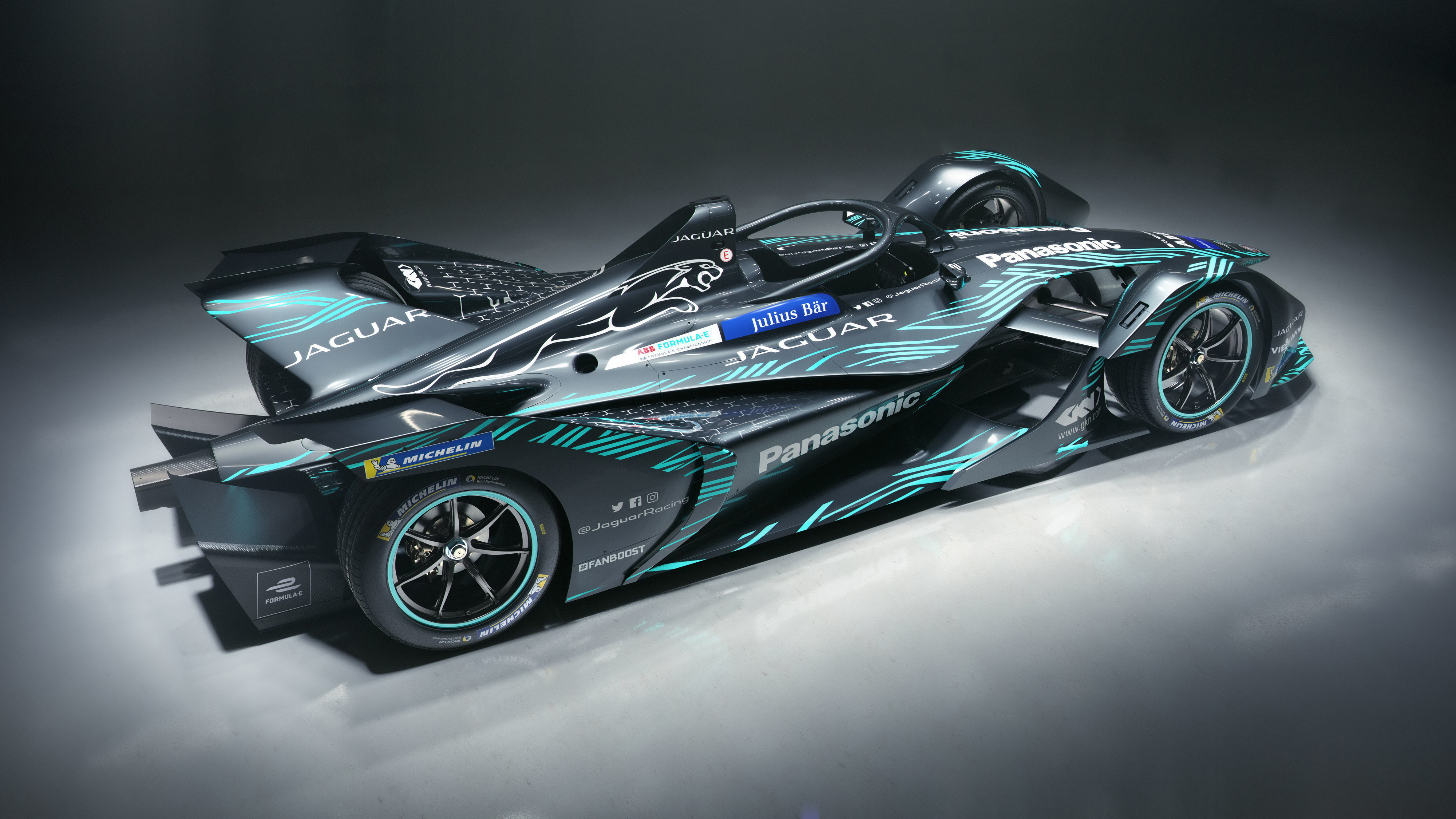 2018 Jaguar I Type Electric Formula E Car 4k 2 Wallpaper Hd Car Wallpapers Id 10147