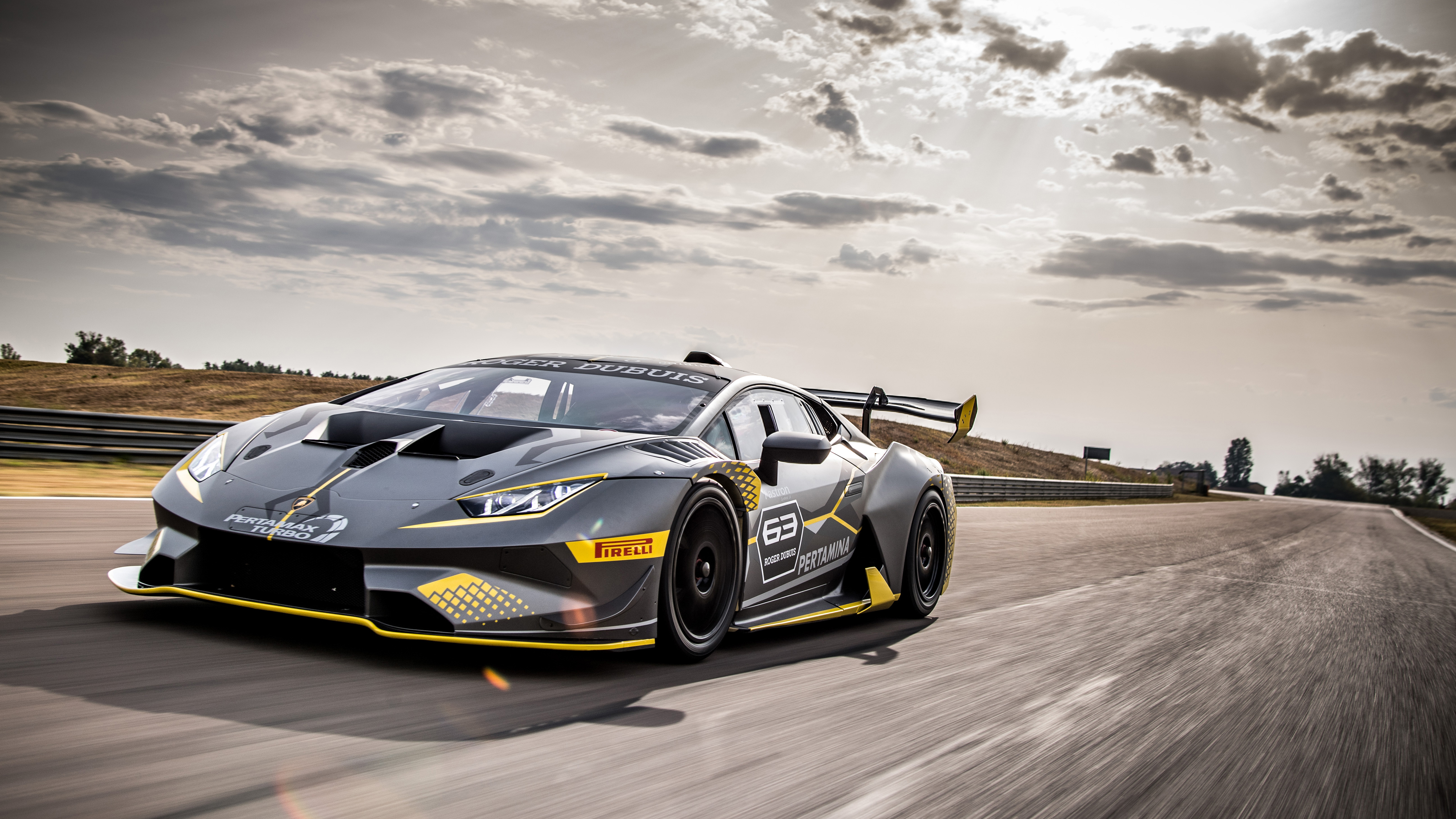 2018 Lamborghini Huracan Super Trofeo Evo 4K Wallpaper | HD Car