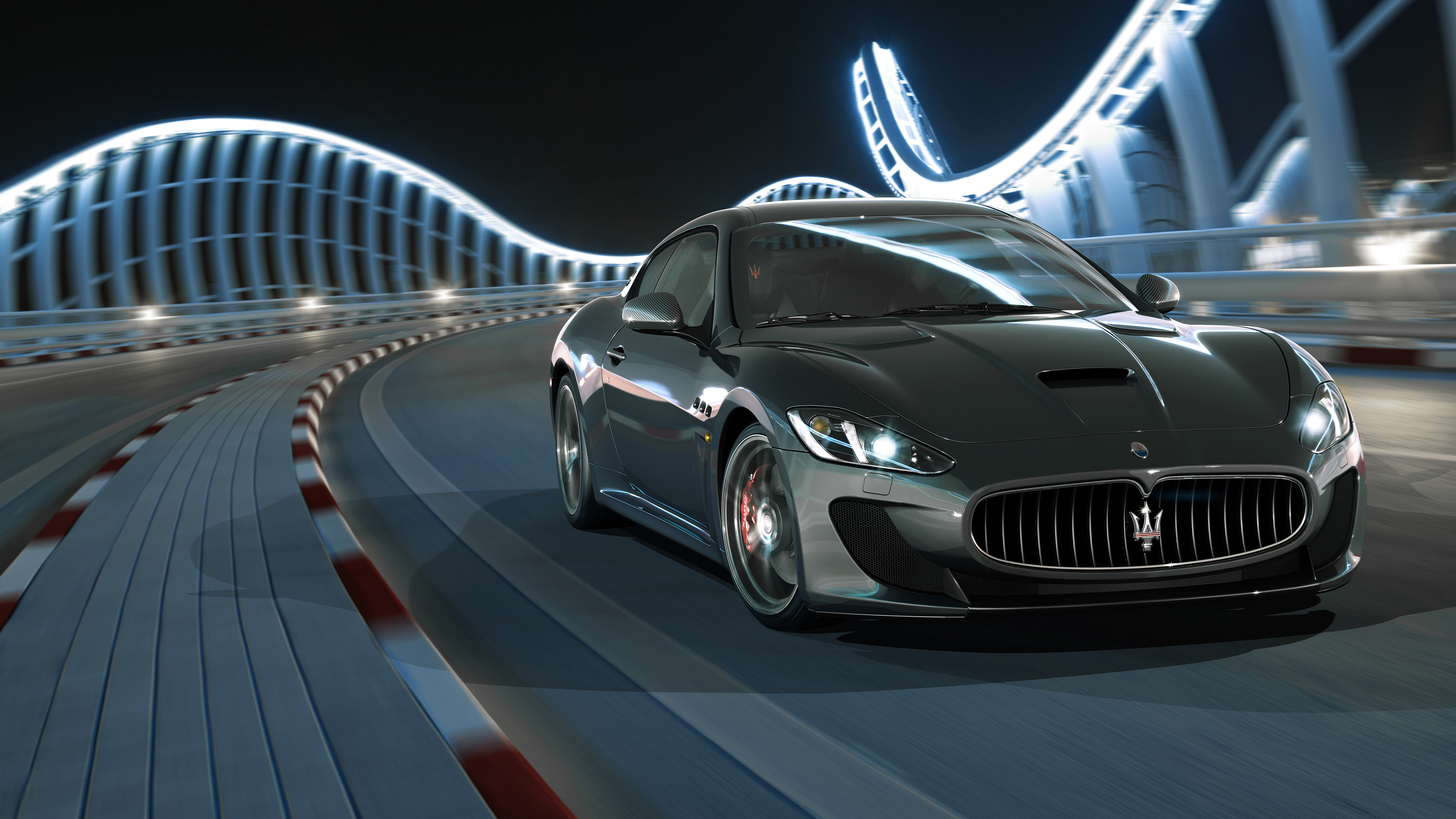 2018 Maserati Granturismo 4k Wallpaper Hd Car Wallpapers Id 7329