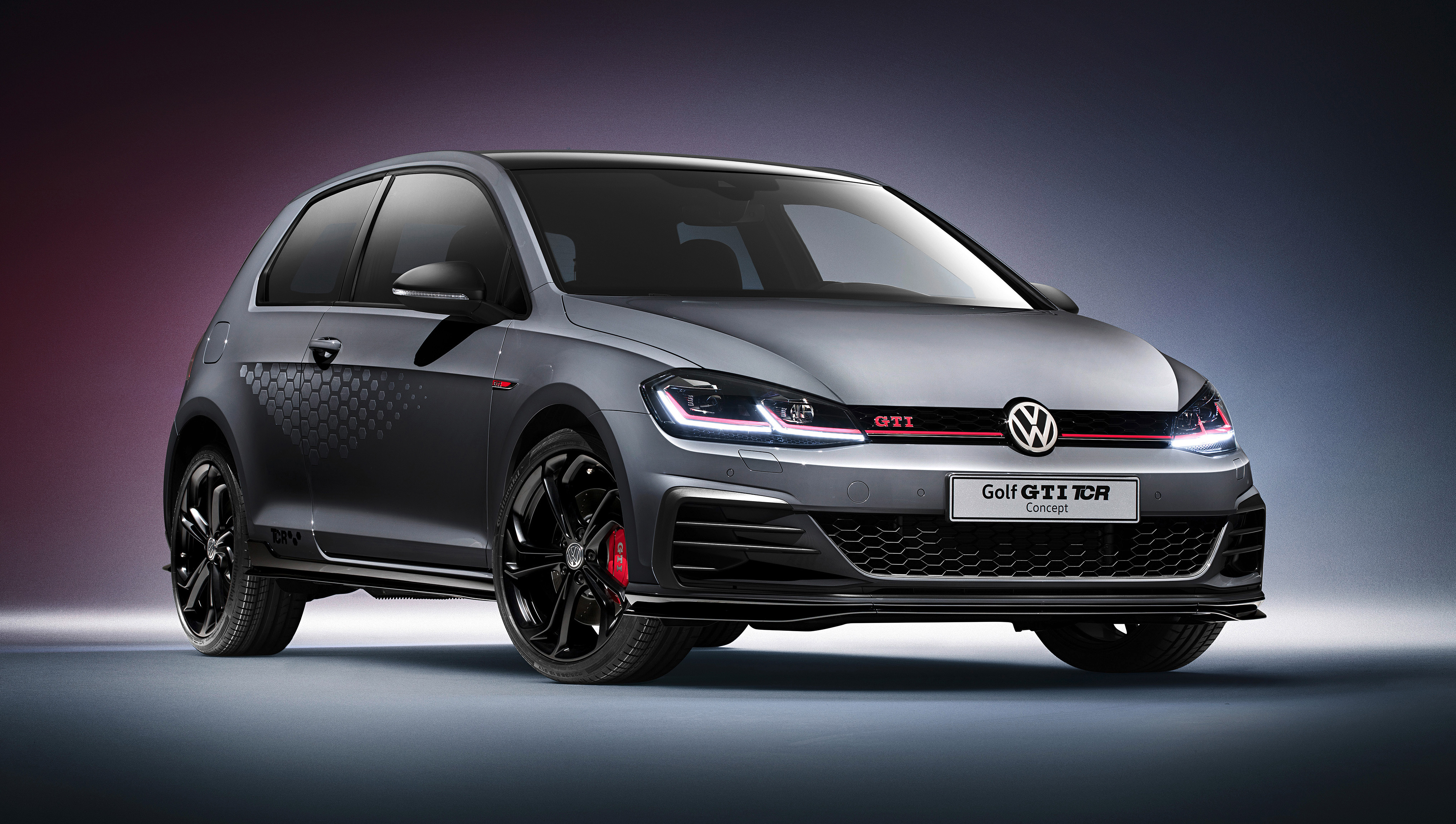 18 Volkswagen Golf Gti Tcr Concept 4k 2 Wallpaper Hd Car Wallpapers Id