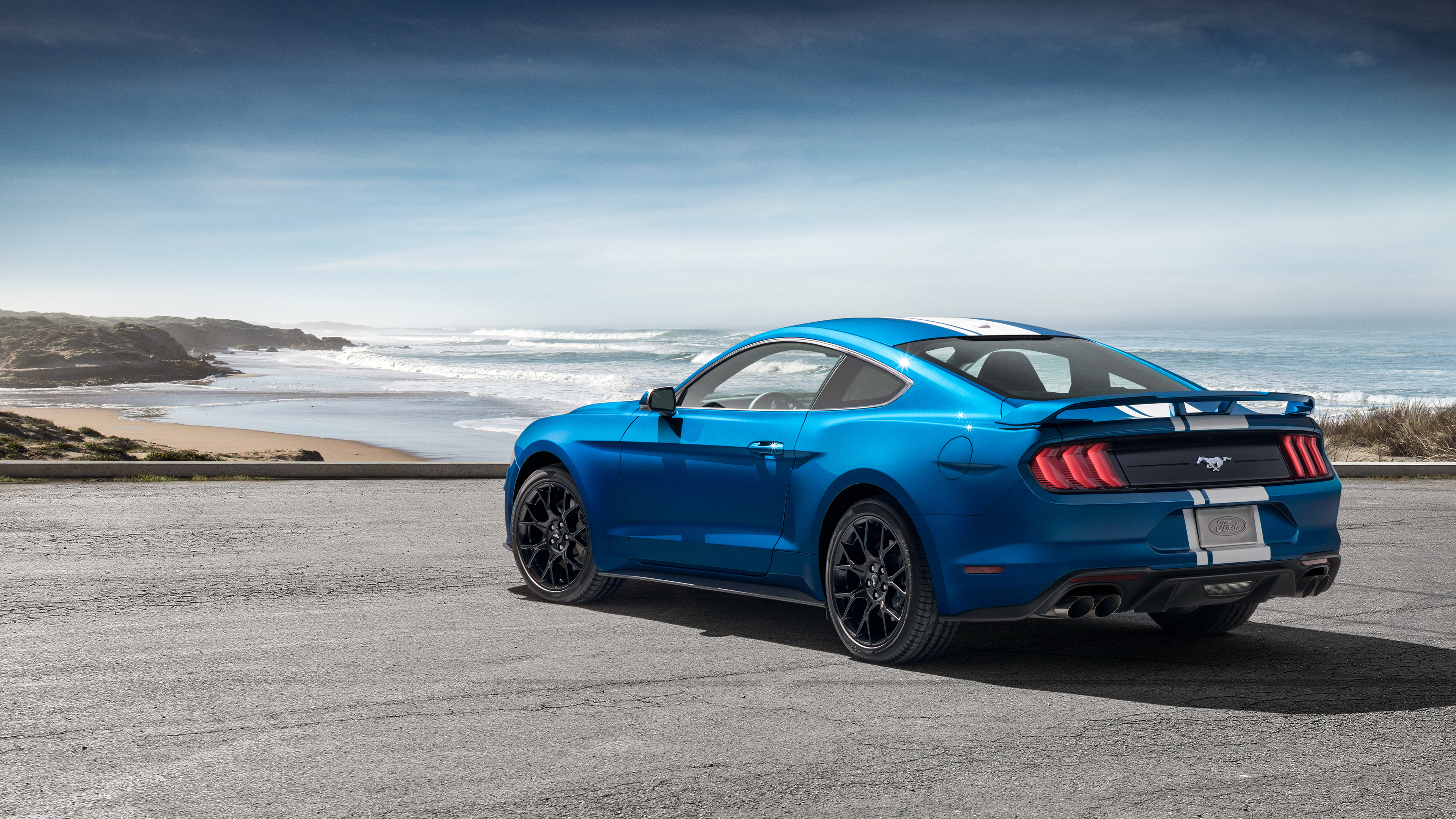 2019 Ford Mustang Ecoboost Performance Pack 4k 2 Wallpaper Hd Car Wallpapers Id 10213