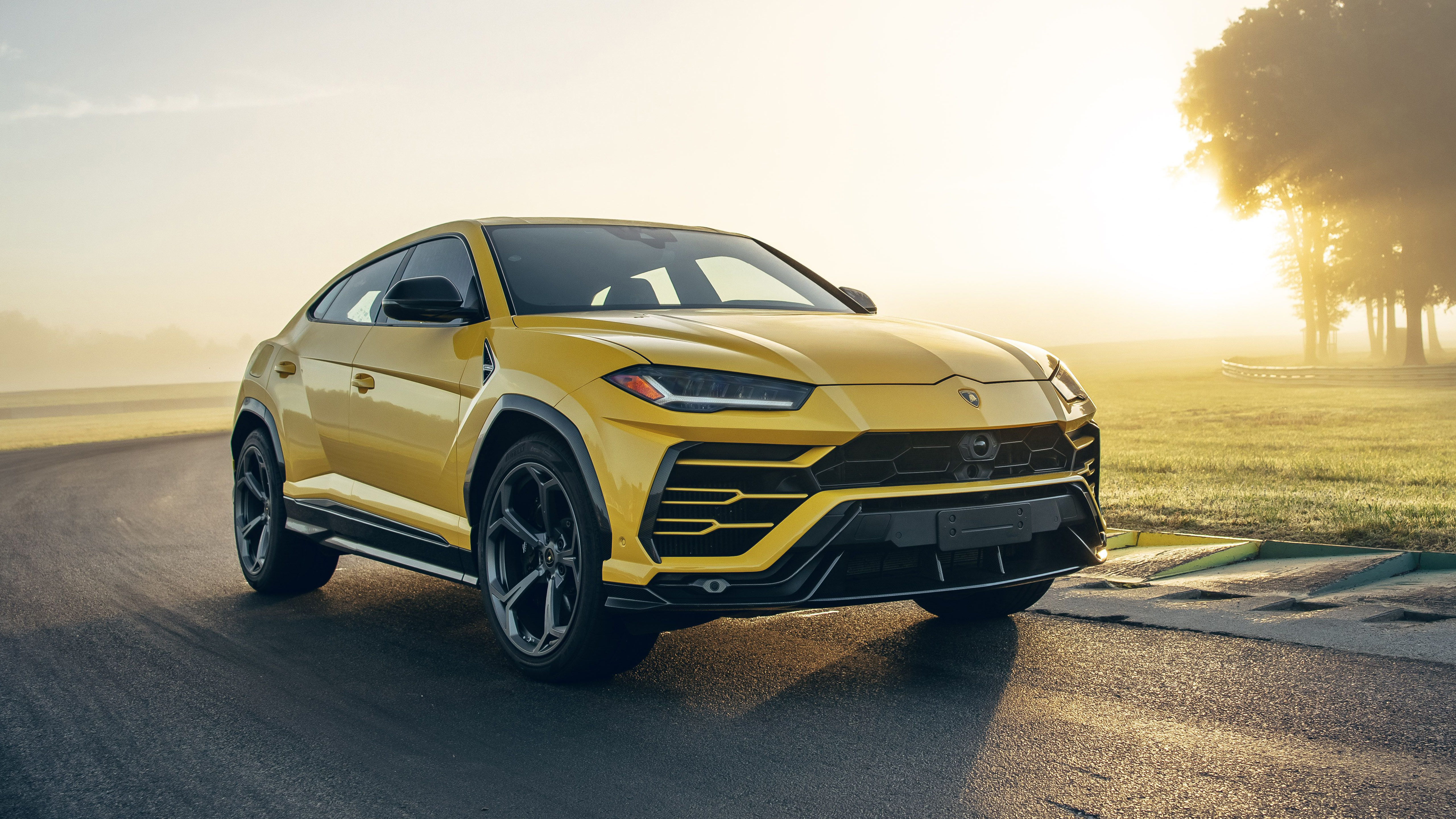 2019 Lamborghini Urus Shiny Black Package 4K Wallpaper | HD Car